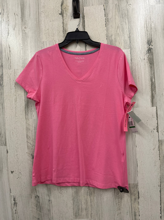 Top Short Sleeve By Nautica  Size: L