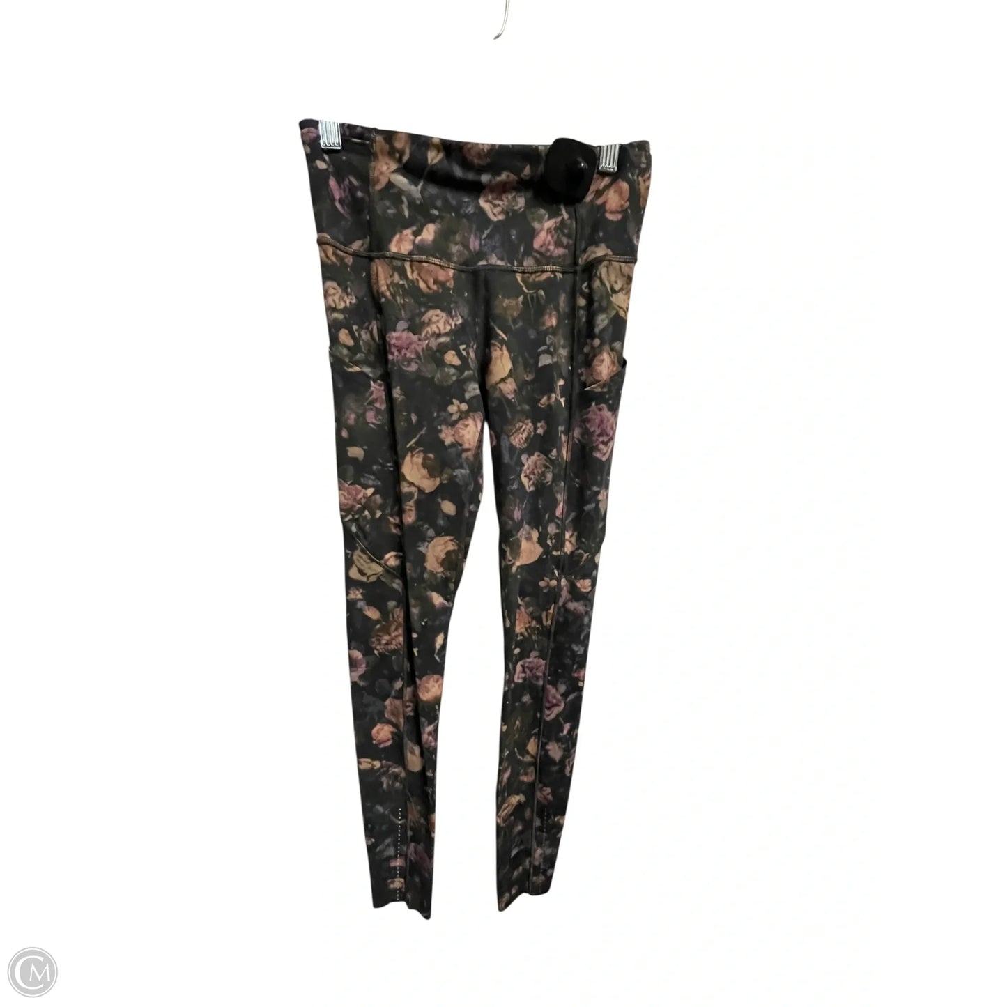 Athletic Capris By Lululemon In Green, Size: 4