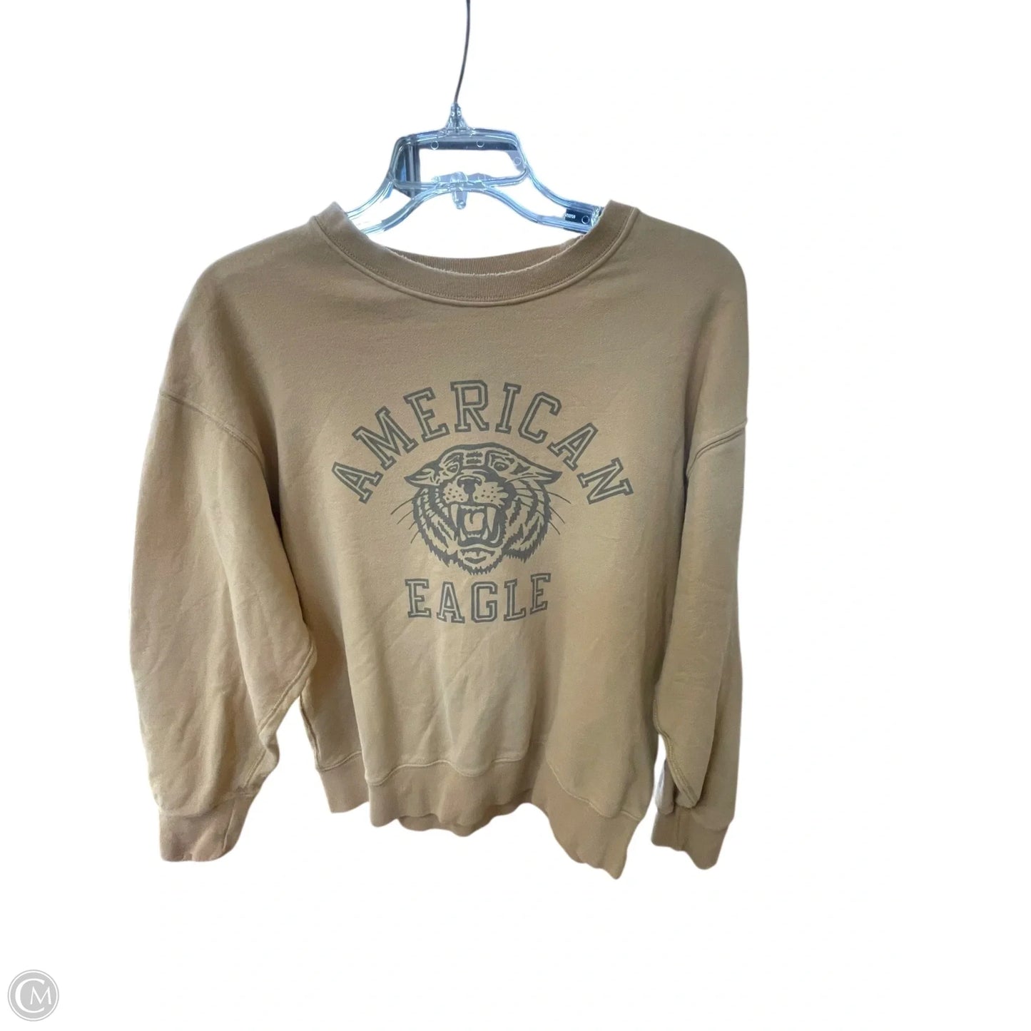 Sweatshirt Crewneck By American Eagle In Yellow, Size: Xs