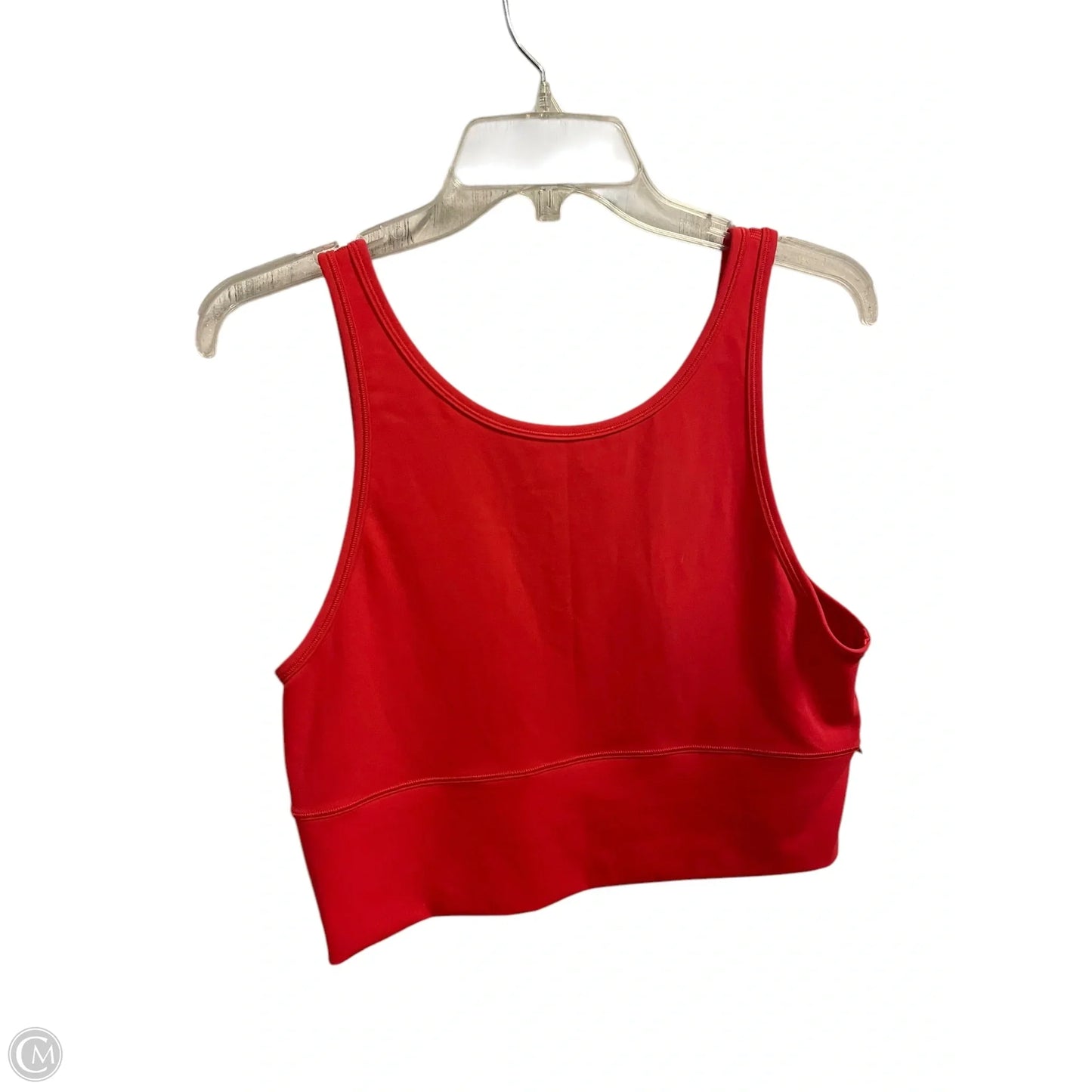 Athletic Tank Top By Lululemon In Red, Size: L