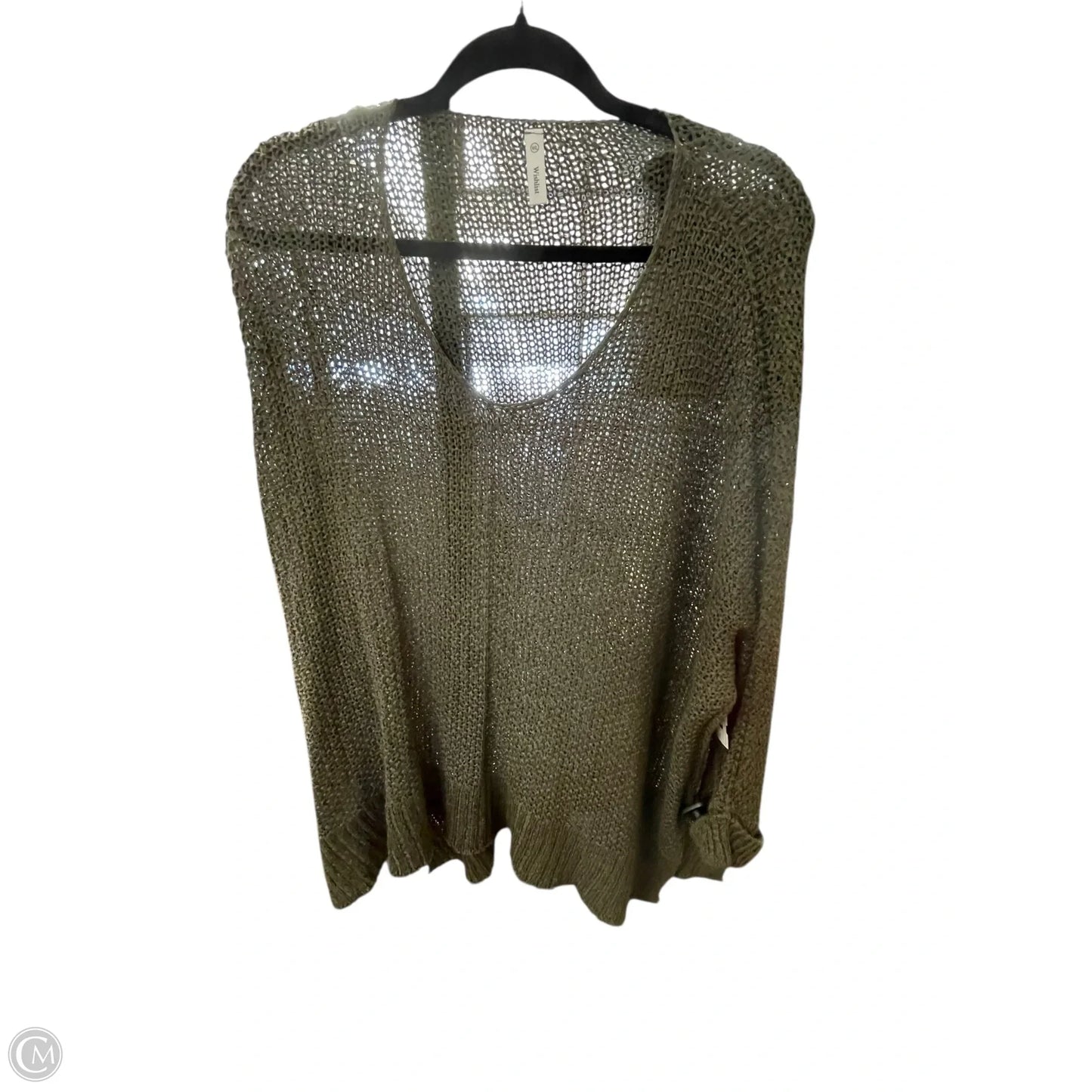 Sweater By Wishlist In Green, Size: M