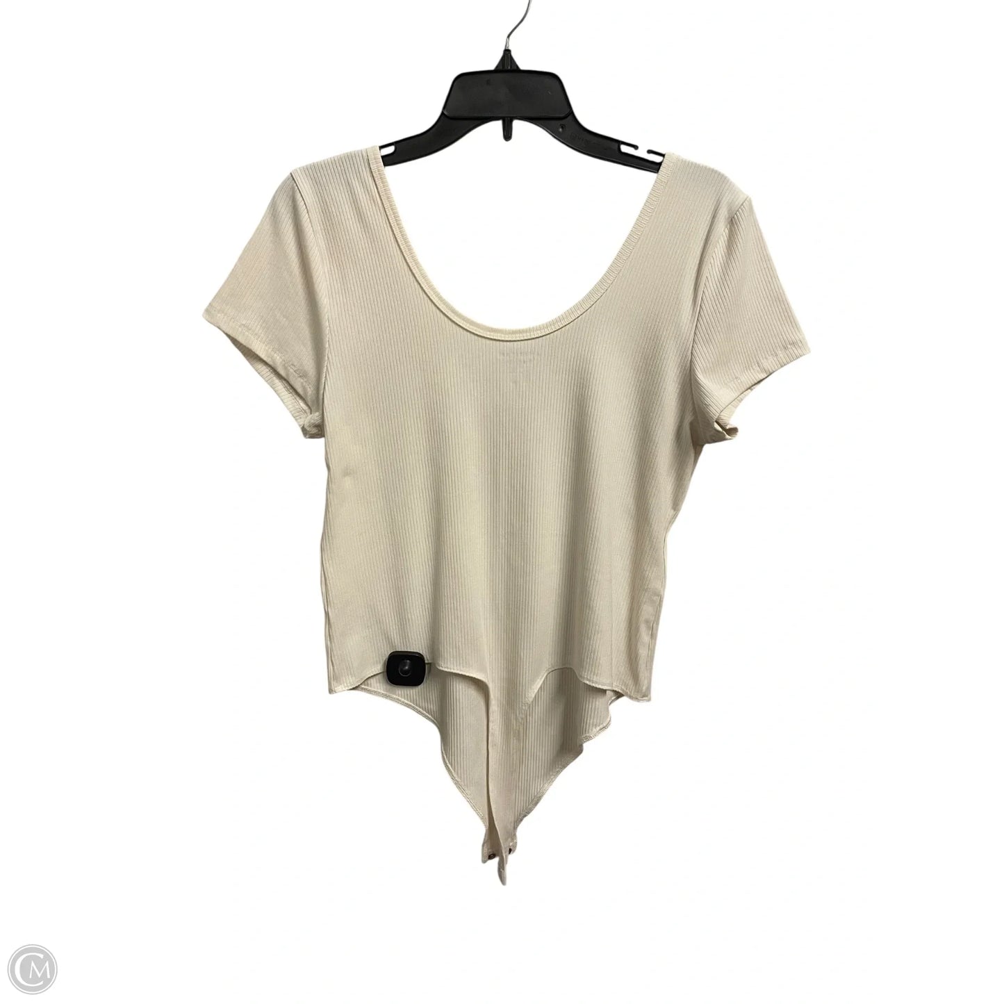 Bodysuit By American Eagle In Cream, Size: Xl