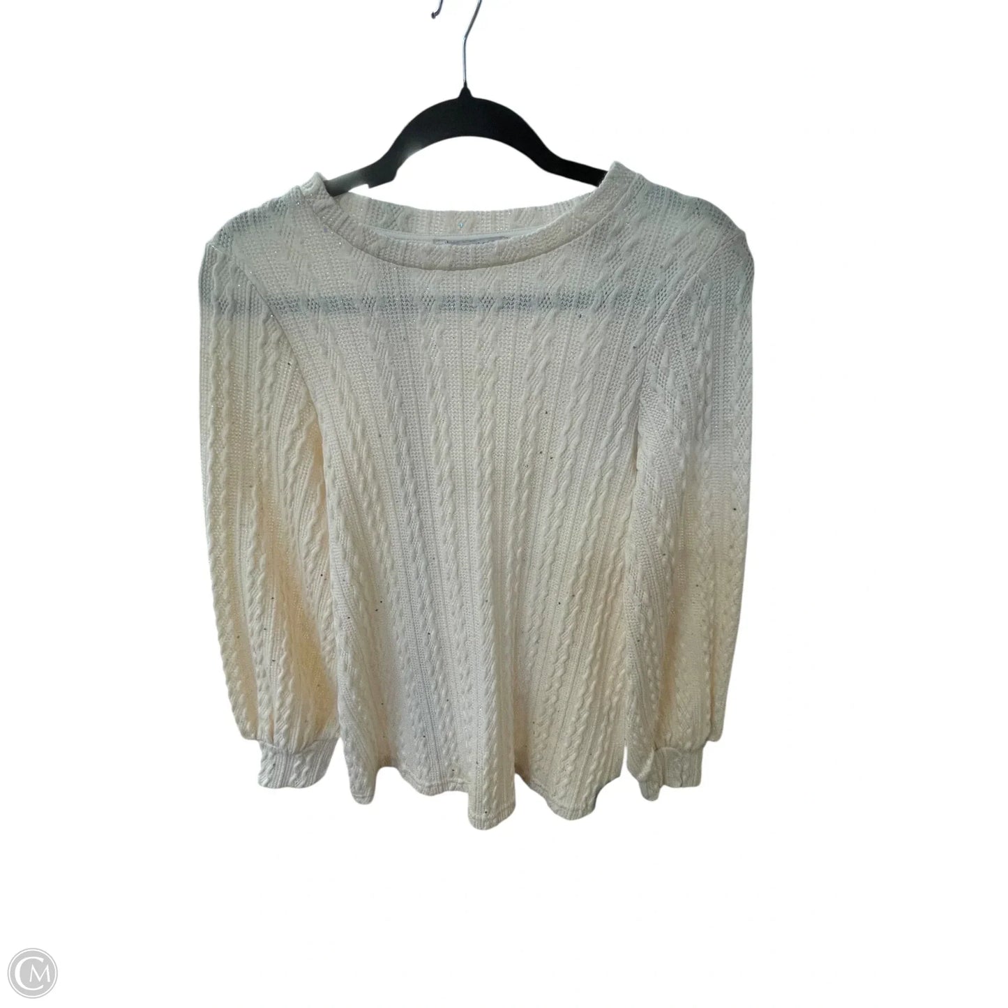 Sweater By Joy Joy In Cream, Size: Xs