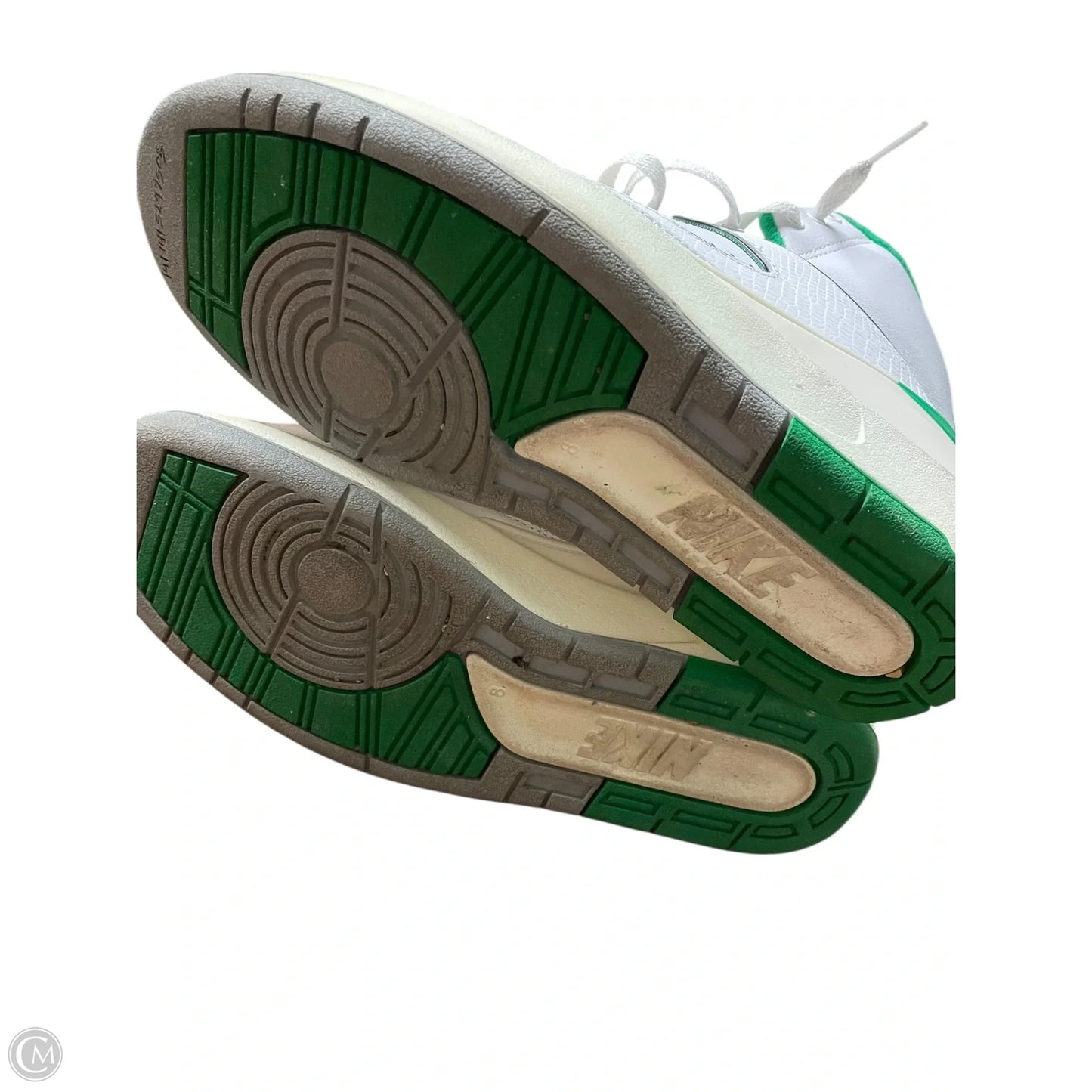 Shoes Luxury Designer By Jordan In White, Size: 9