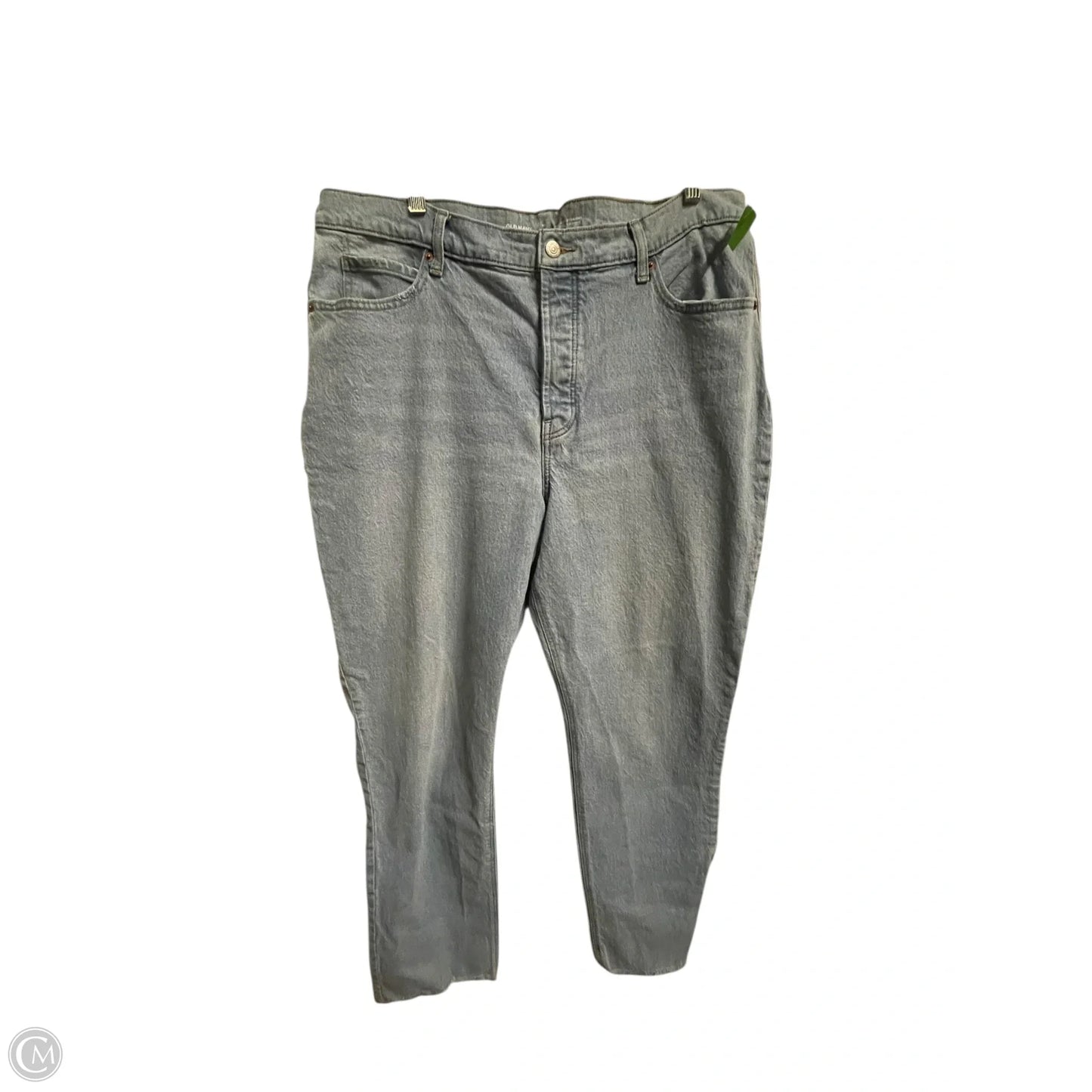 Jeans Straight By Old Navy In Blue Denim, Size: 16