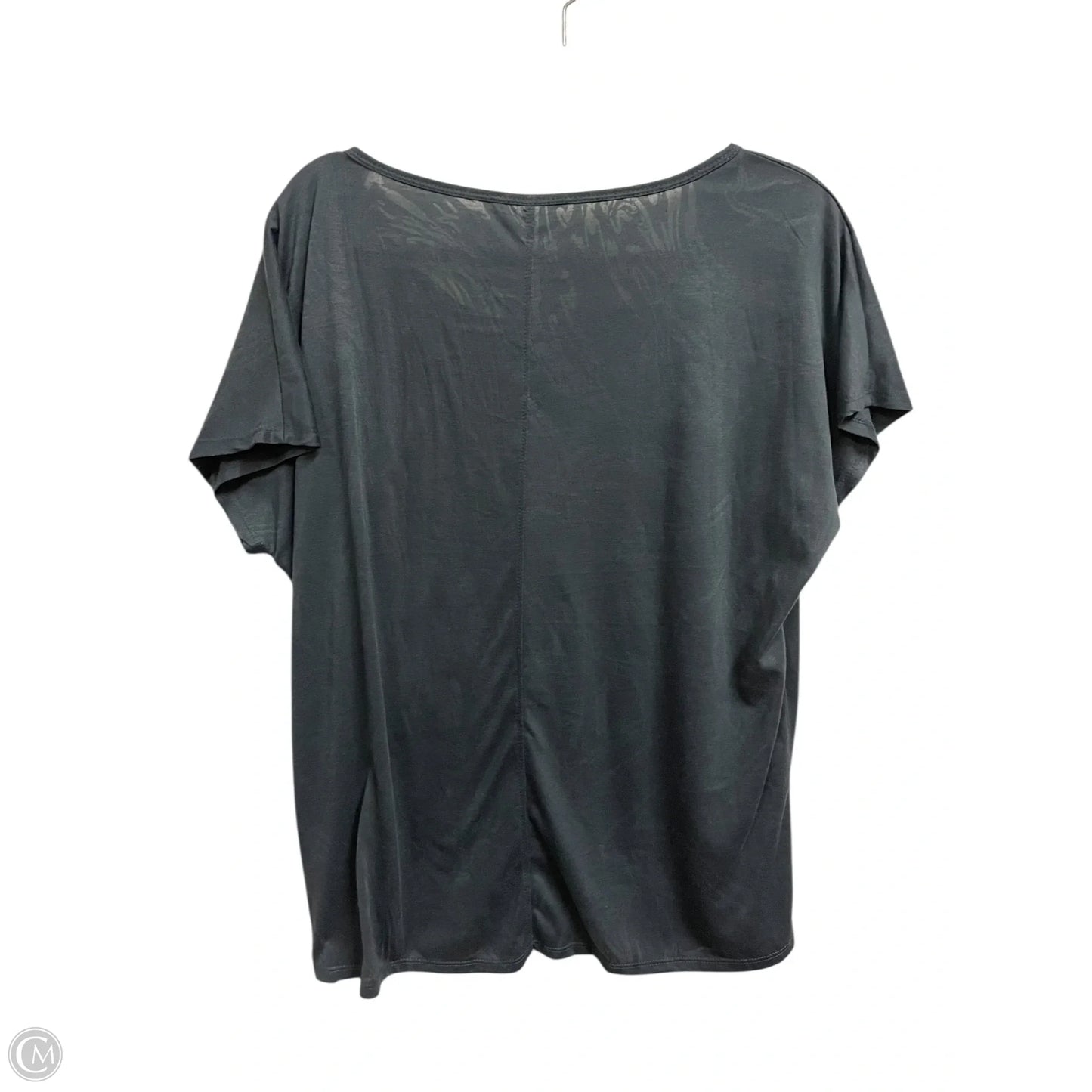 Top Short Sleeve By Clothes Mentor In Grey, Size: Xl