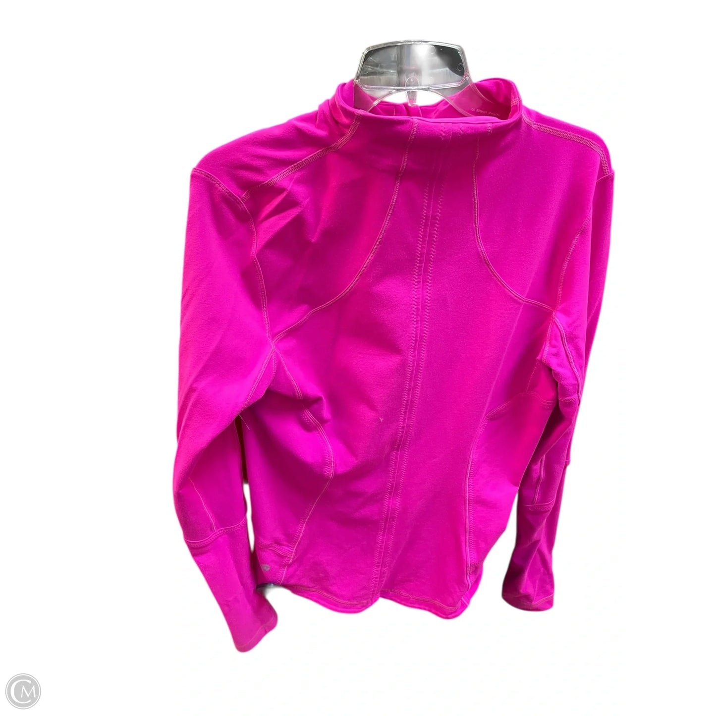 Athletic Jacket By Lululemon In Pink, Size: 12