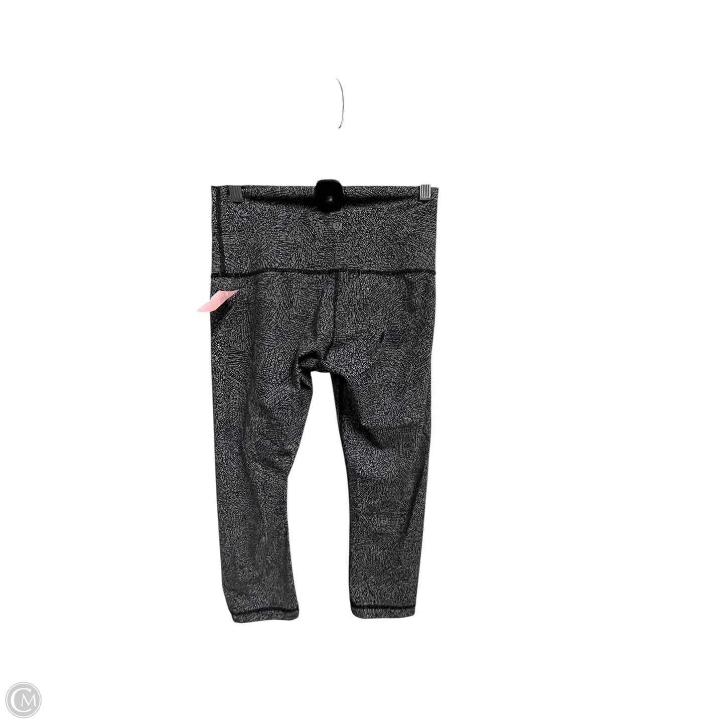 Athletic Leggings By Lululemon In Black & Blue, Size: 6