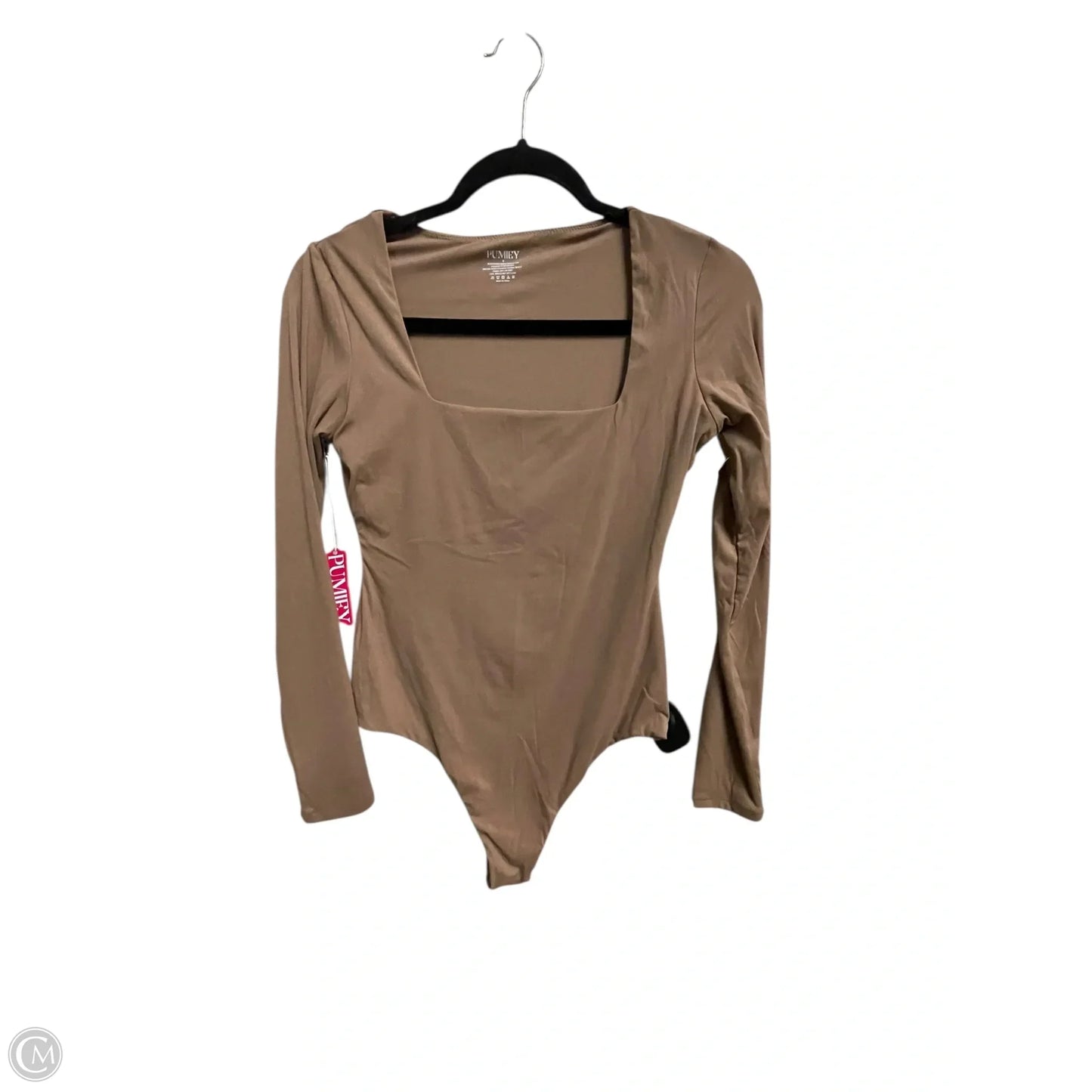 Bodysuit By Clothes Mentor In Tan, Size: S