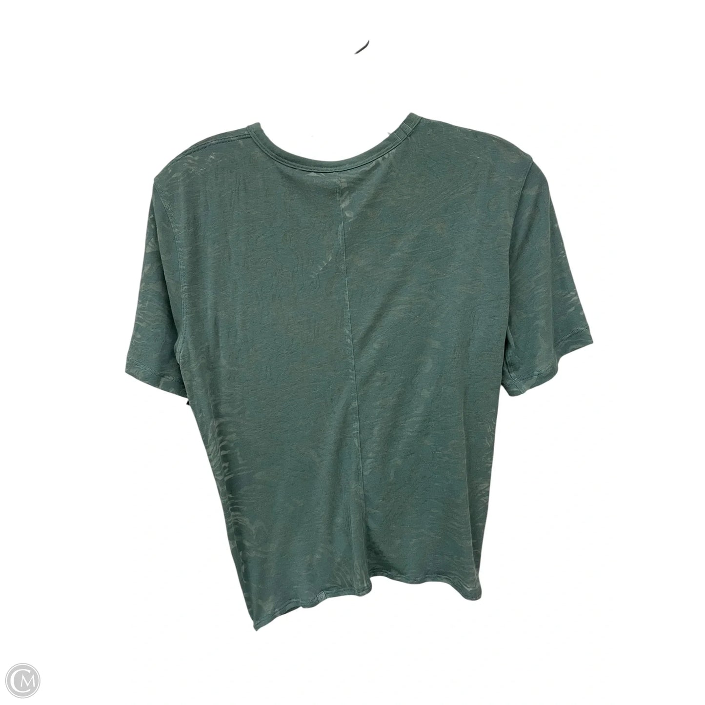 Athletic Top Short Sleeve By Lululemon In Blue, Size: 2