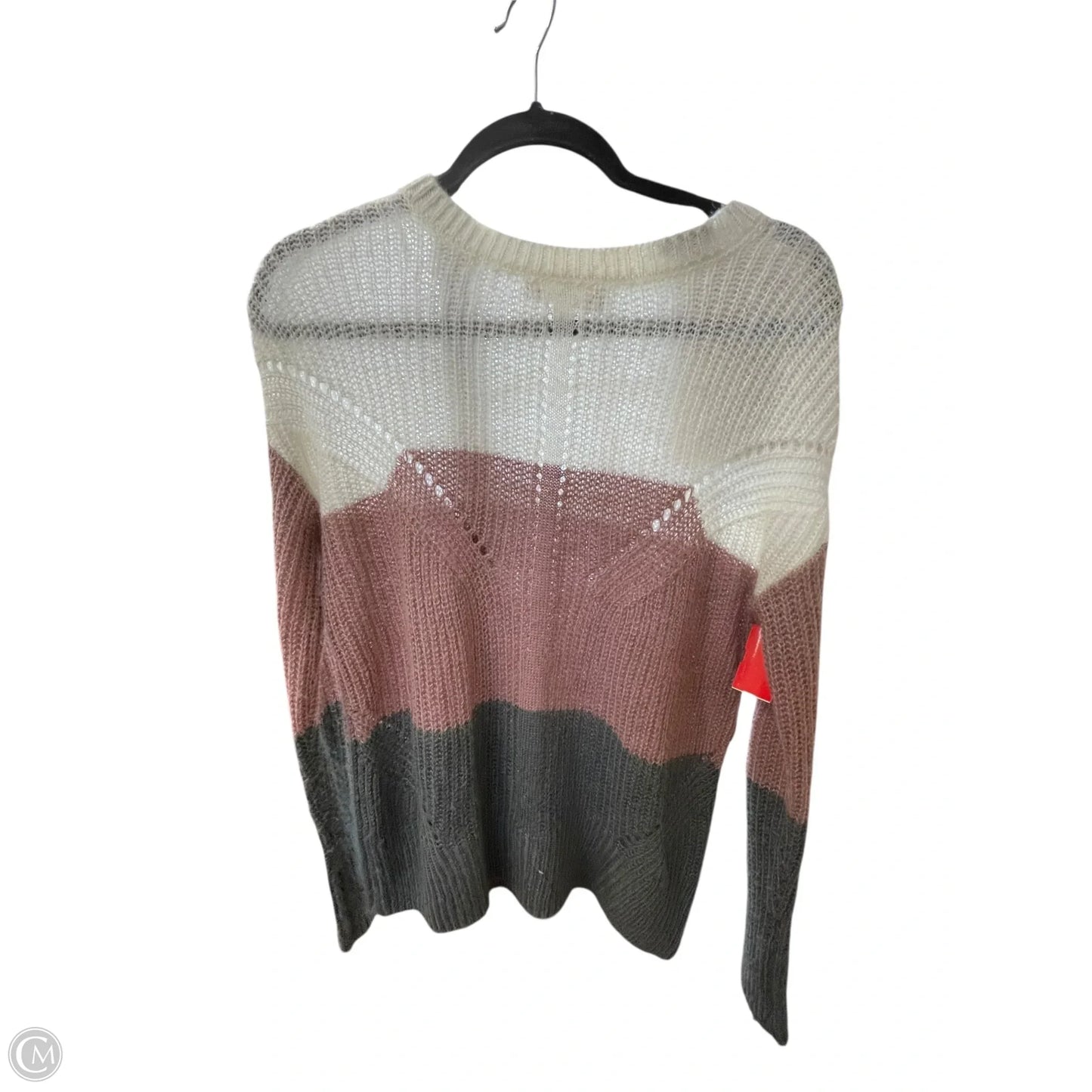 Sweater By Pink Rose In White, Size: S