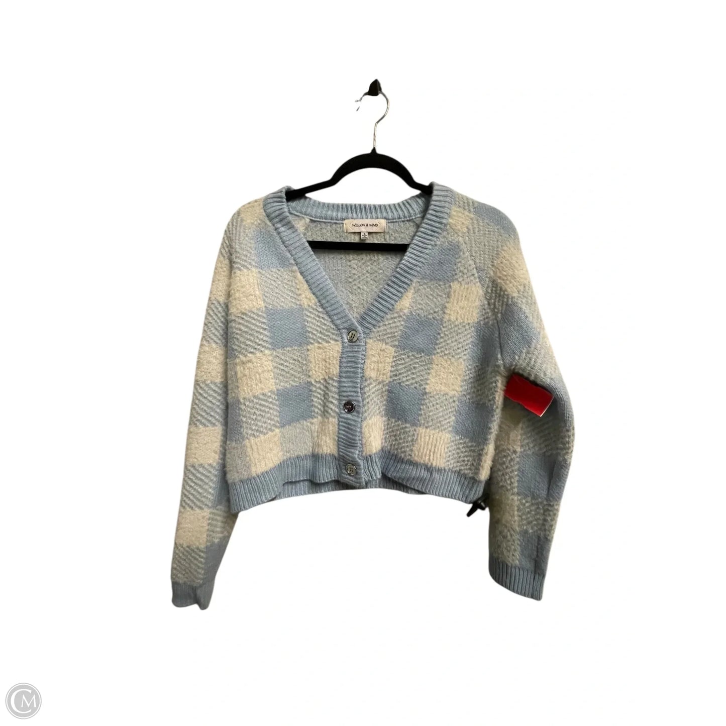 Sweater Cardigan By Clothes Mentor In Blue, Size: S