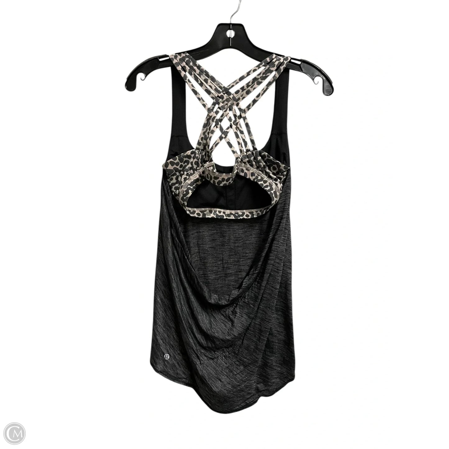 Athletic Tank Top By Lululemon In Grey, Size: M