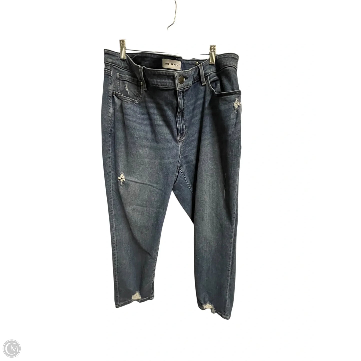 Jeans Straight By Lane Bryant In Blue, Size: 22