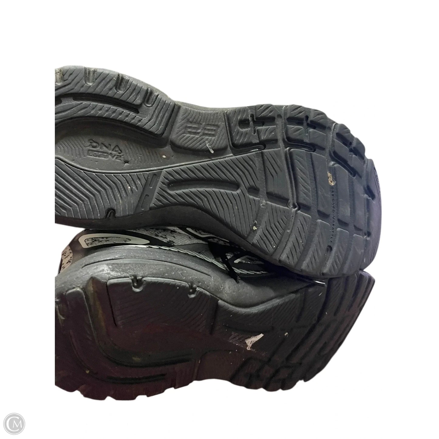 Shoes Athletic By Brooks In Black & Cream, Size: 9