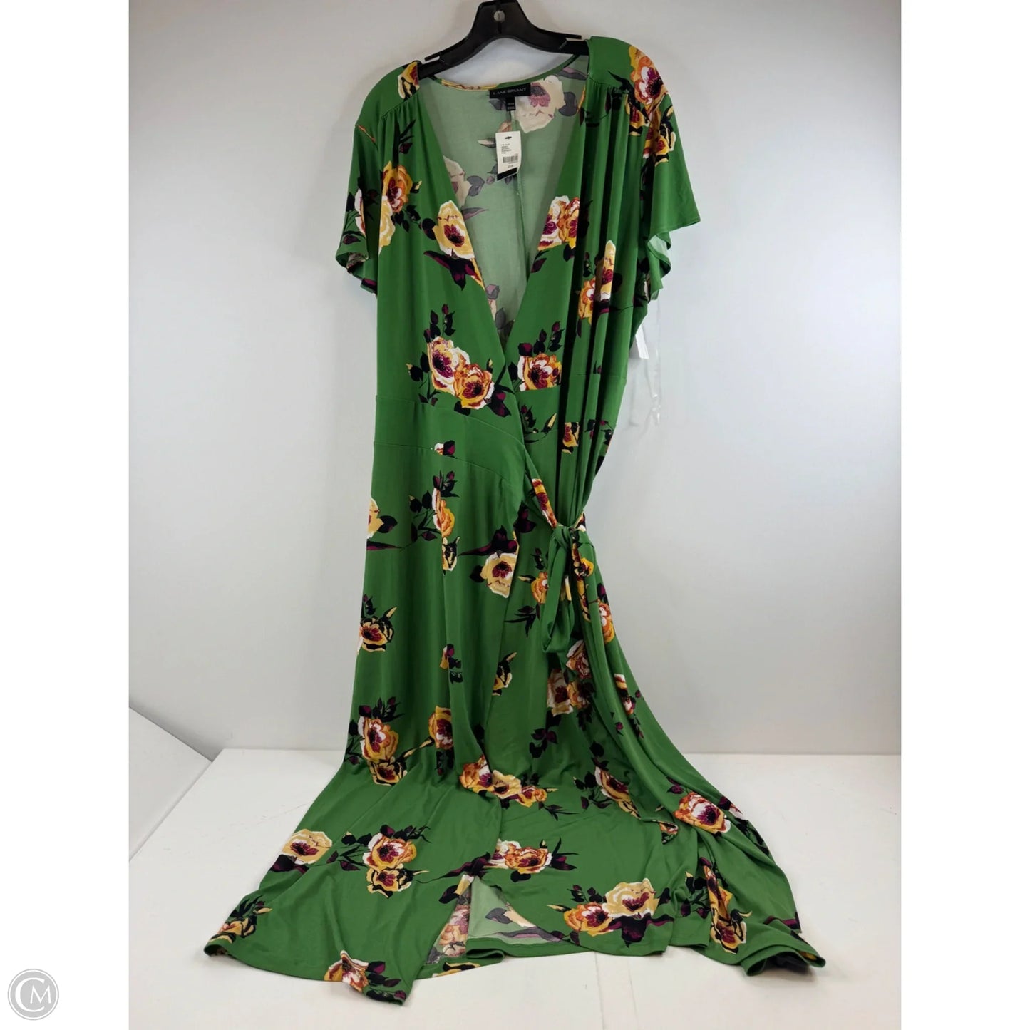 Dress Casual Maxi By Lane Bryant In Green, Size: 2x