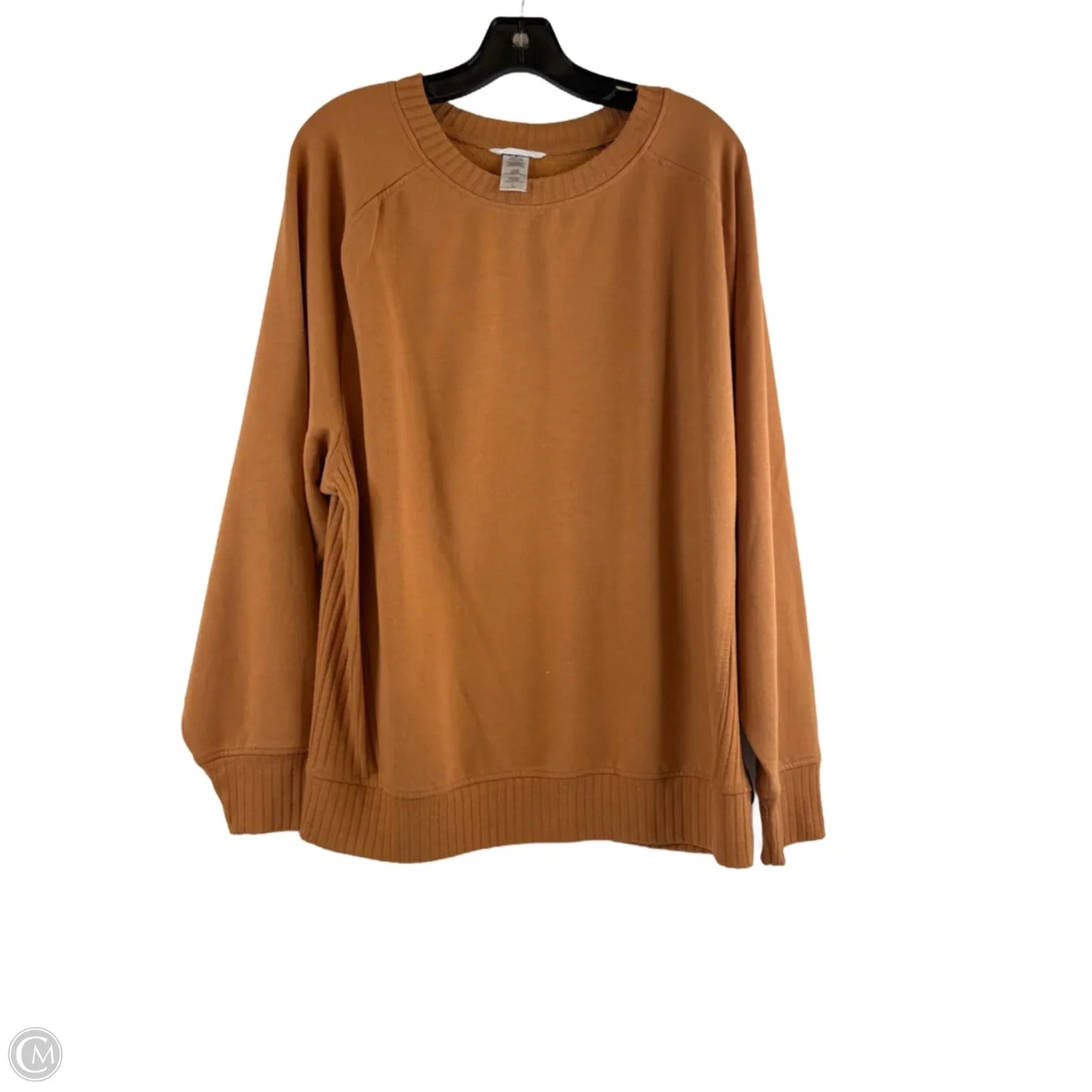 Top Long Sleeve By Jockey In Tortoise Shell Print, Size: L
