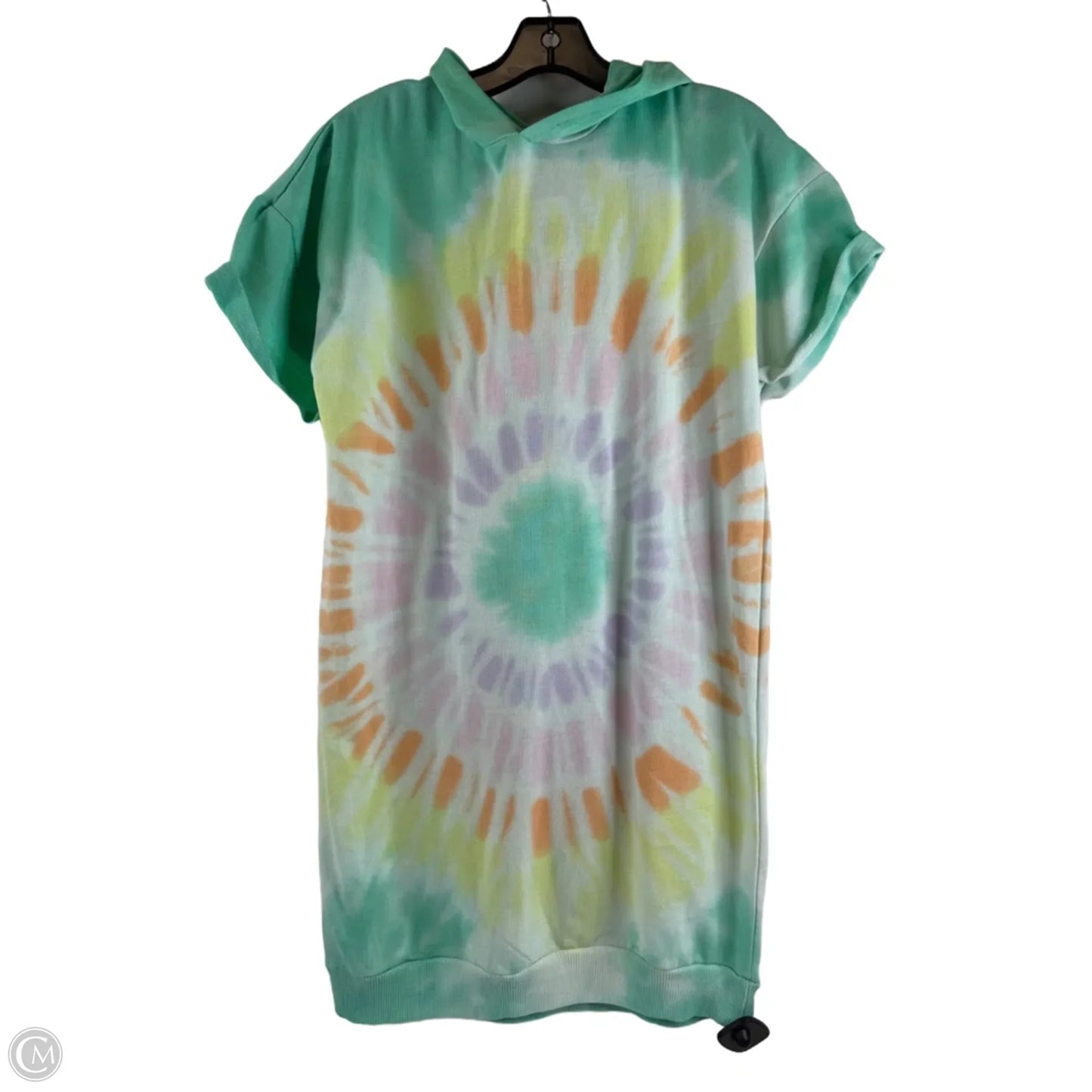 Swimwear Cover-up By Clothes Mentor In Tie Dye Print, Size: M