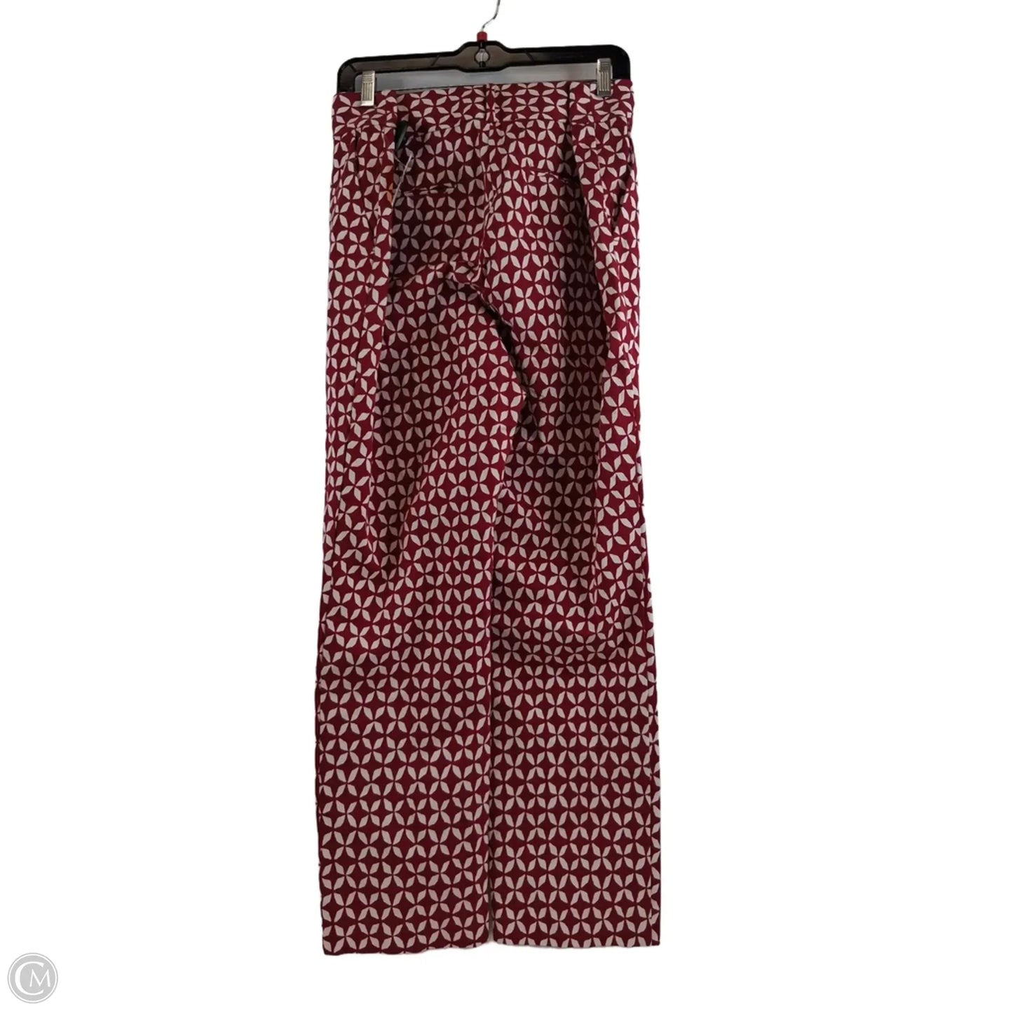 Pants Dress By Loft In Red & White, Size: 16