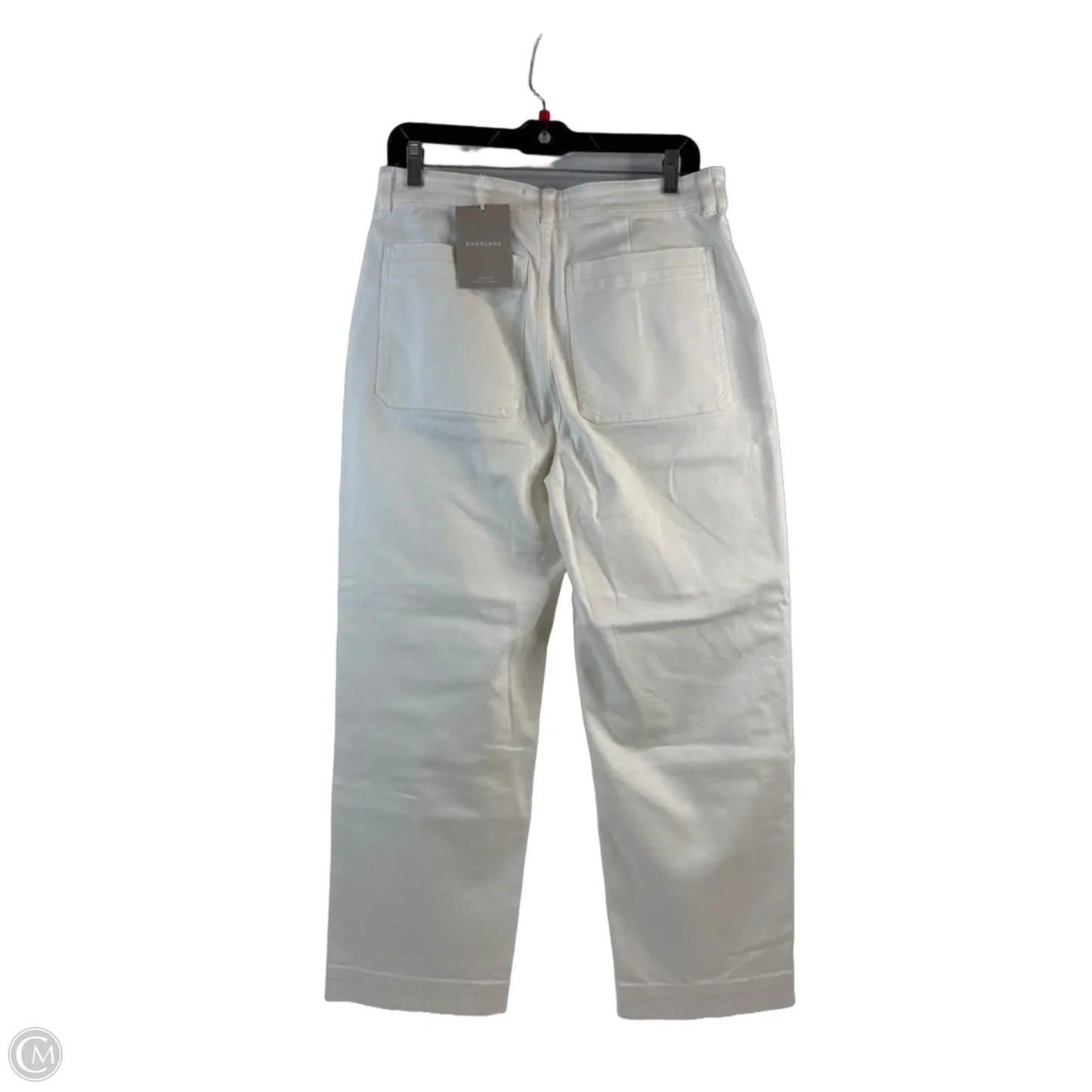 Jeans Straight By Everlane In White, Size: 12