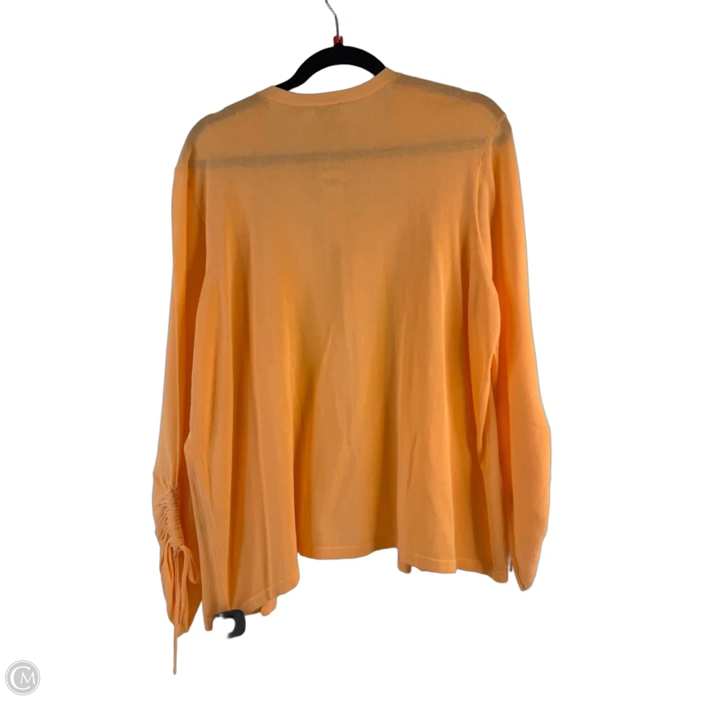 Cardigan By Chicos In Orange, Size: Xl