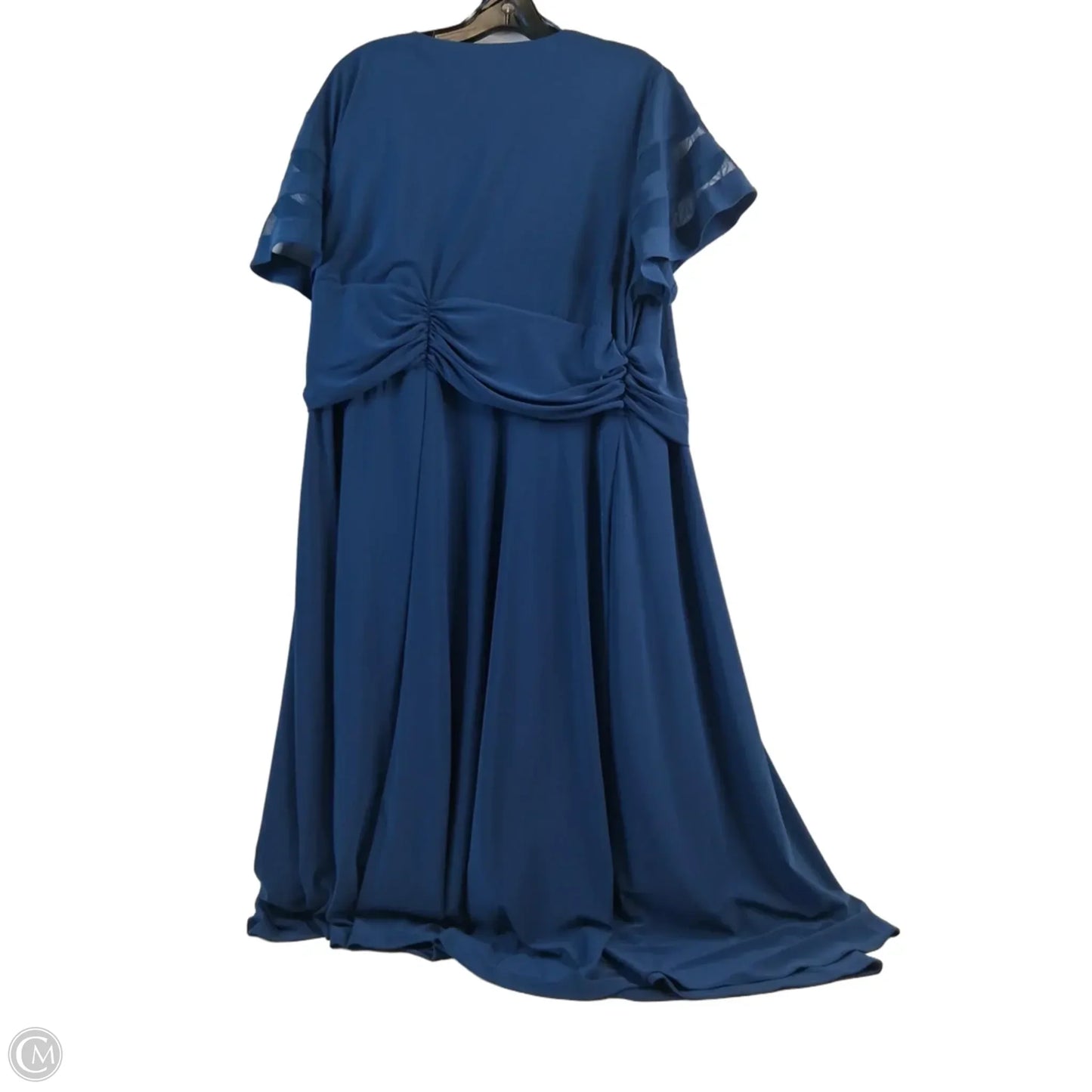 Dress Casual Midi By R And M Richards In Teal, Size: 2x