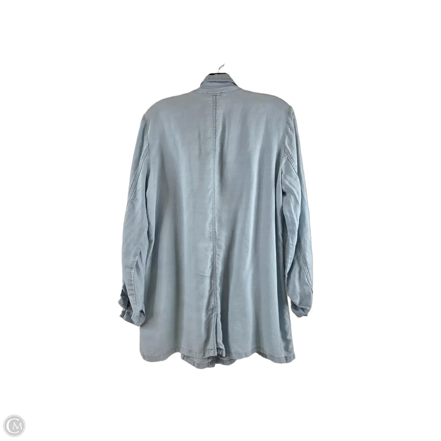 Top Long Sleeve By Vince Camuto In Blue Denim, Size: S