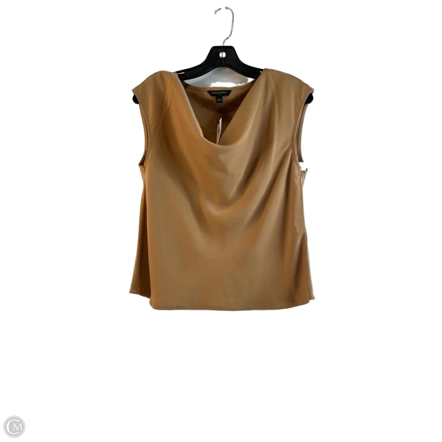 Top Sleeveless Basic By Banana Republic In Tan, Size: Xs