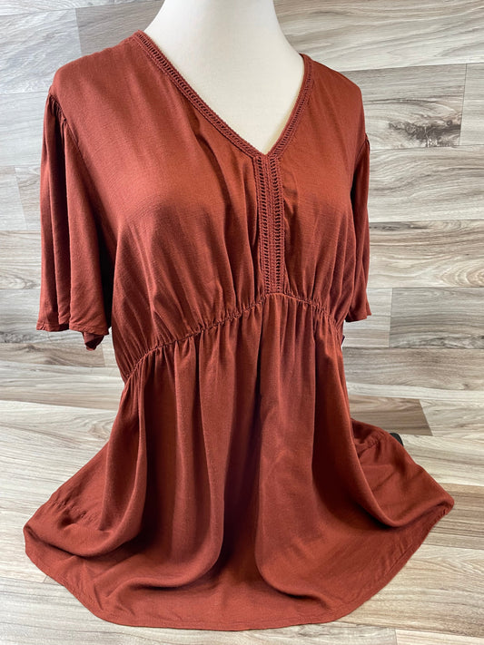 Maternity Top Short Sleeve By Sonoma  Size: Xl