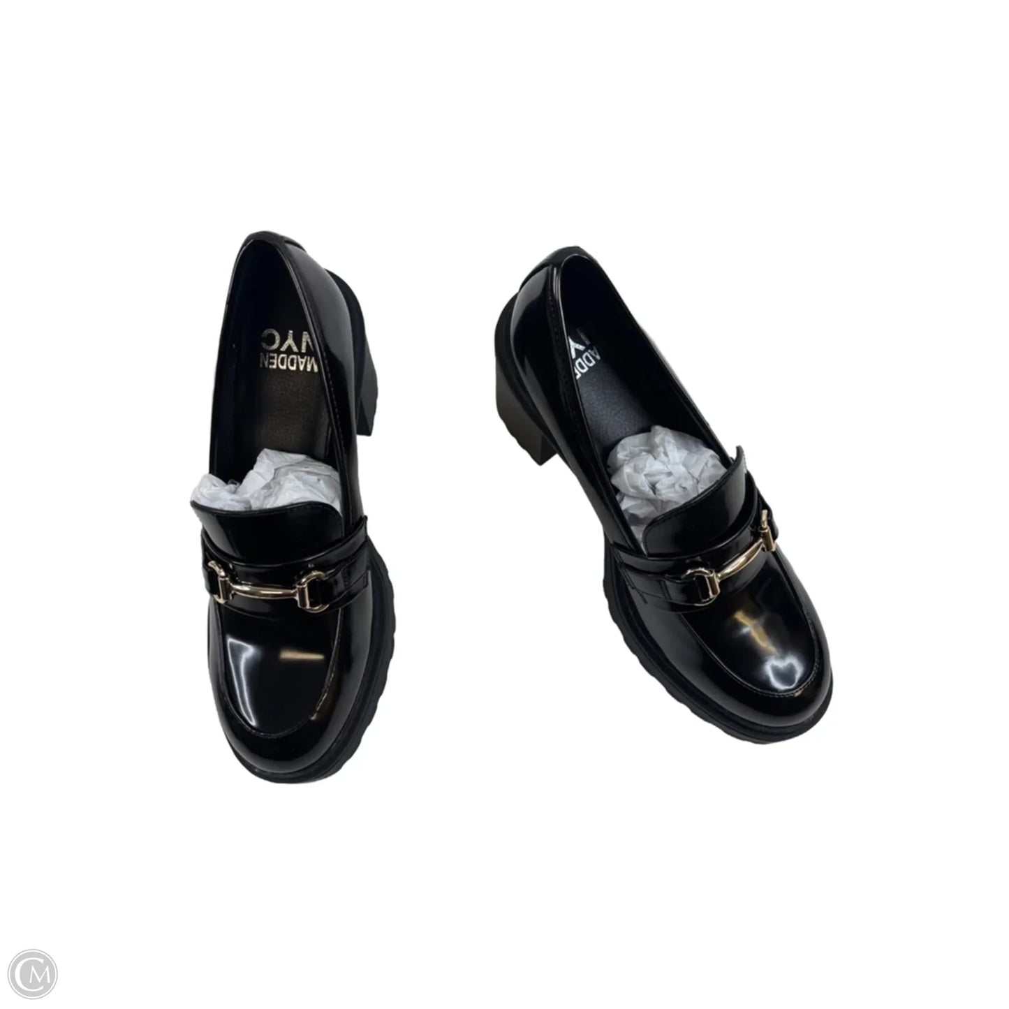 Shoes Heels Block By Madden Nyc In Black, Size: 10