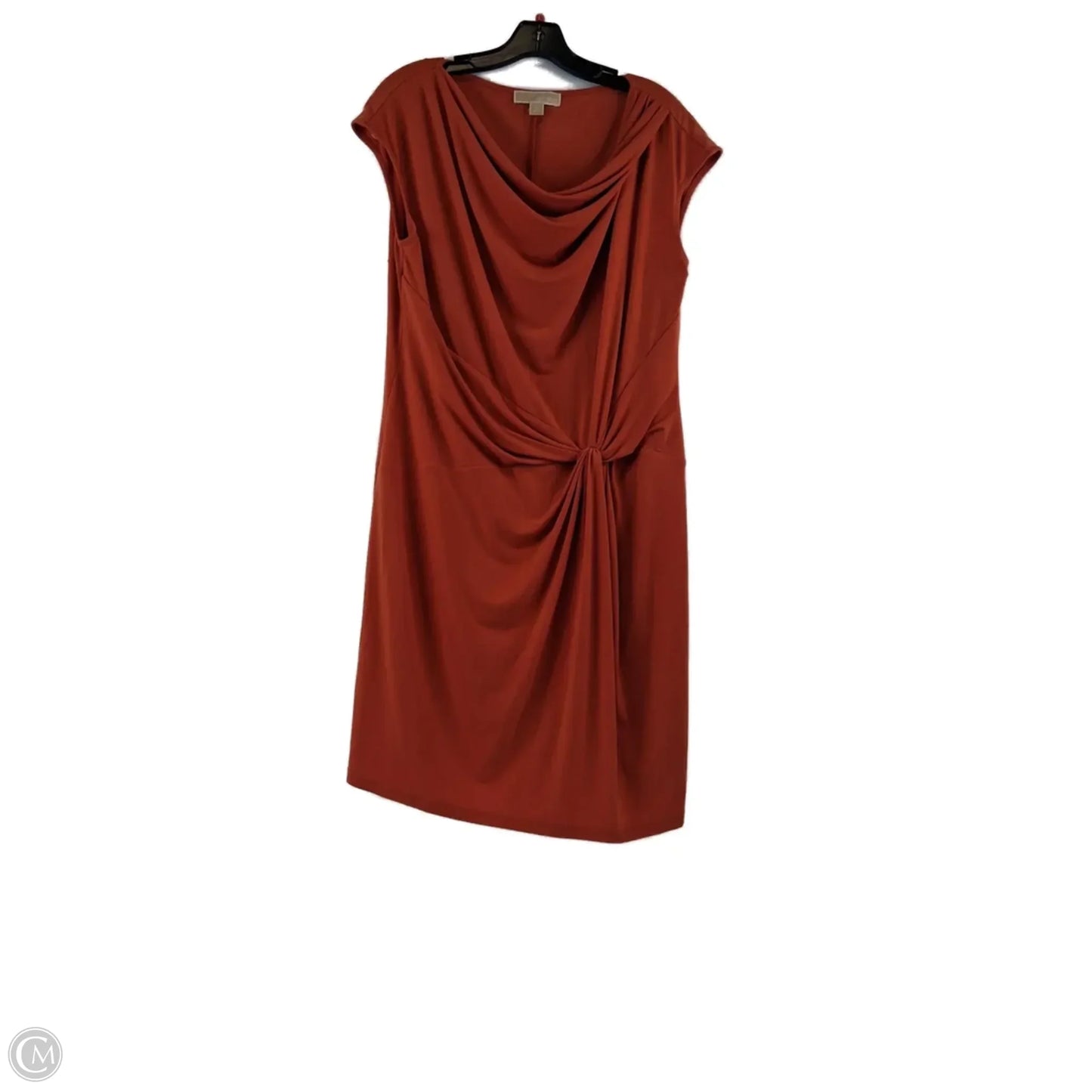 Dress Designer By Michael Kors In Orange, Size: Xl