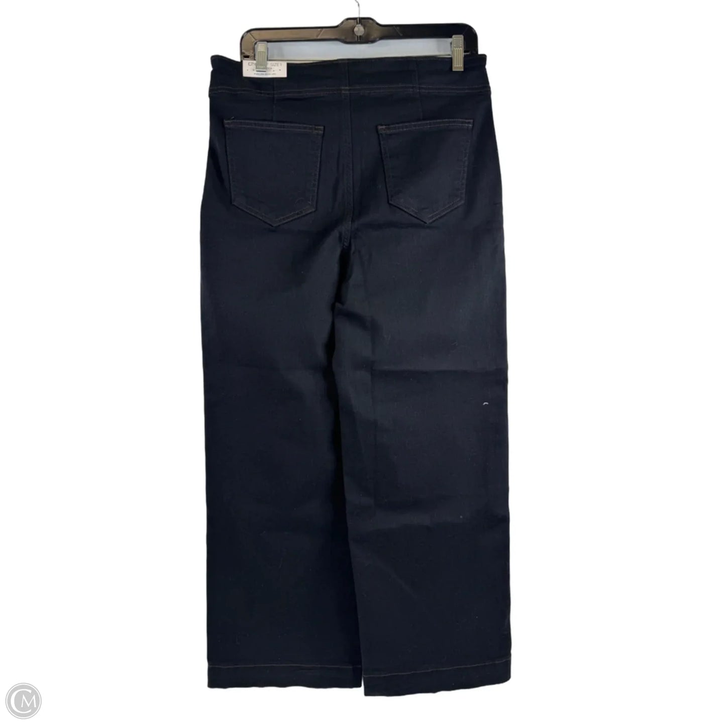 Jeans Cropped By Chicos In Black, Size: 8