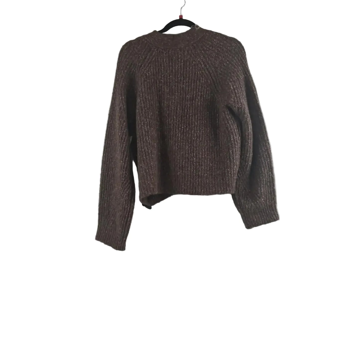 Sweater Cardigan By Clothes Mentor In Brown, Size: L