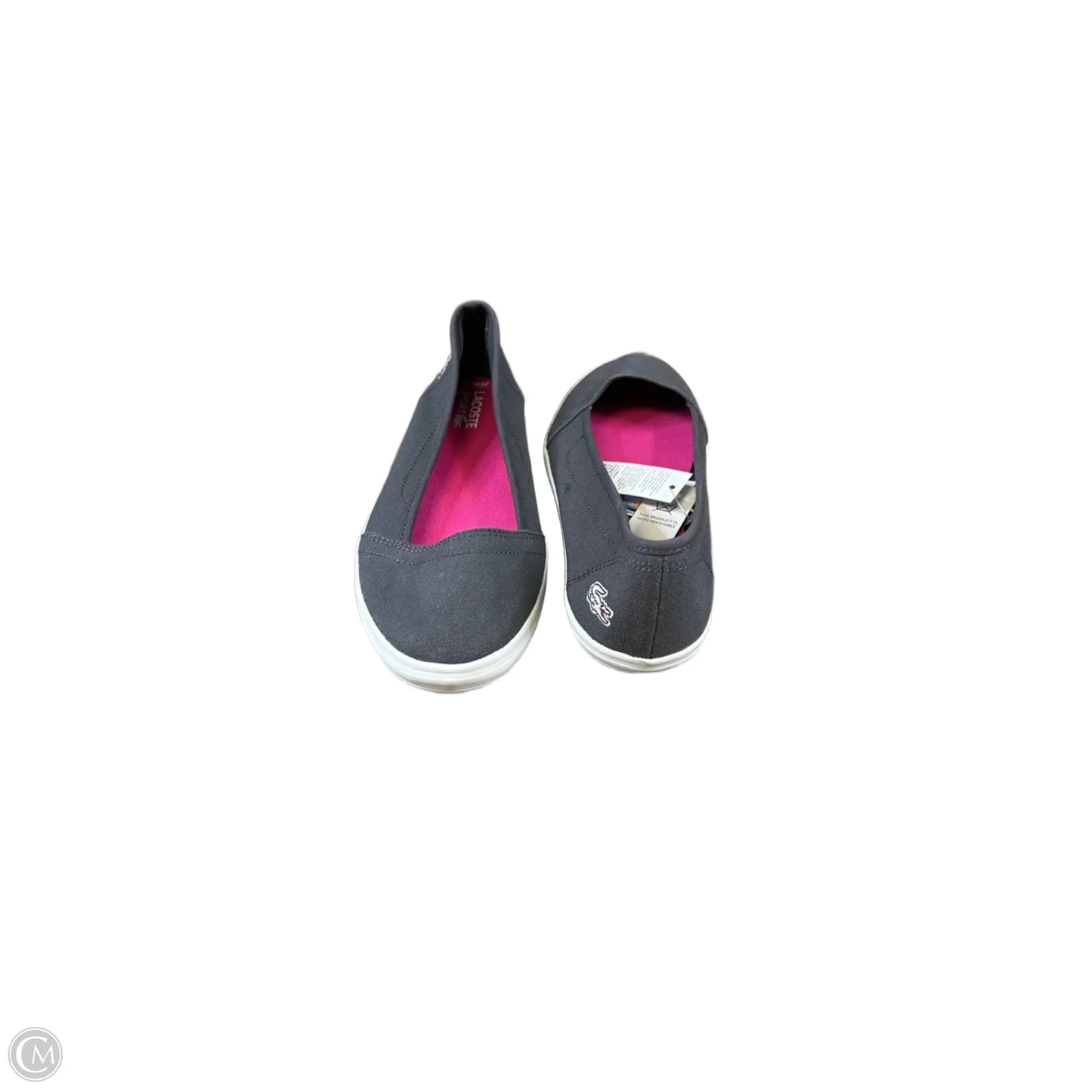 Shoes Flats By Lacoste In Grey, Size: 8