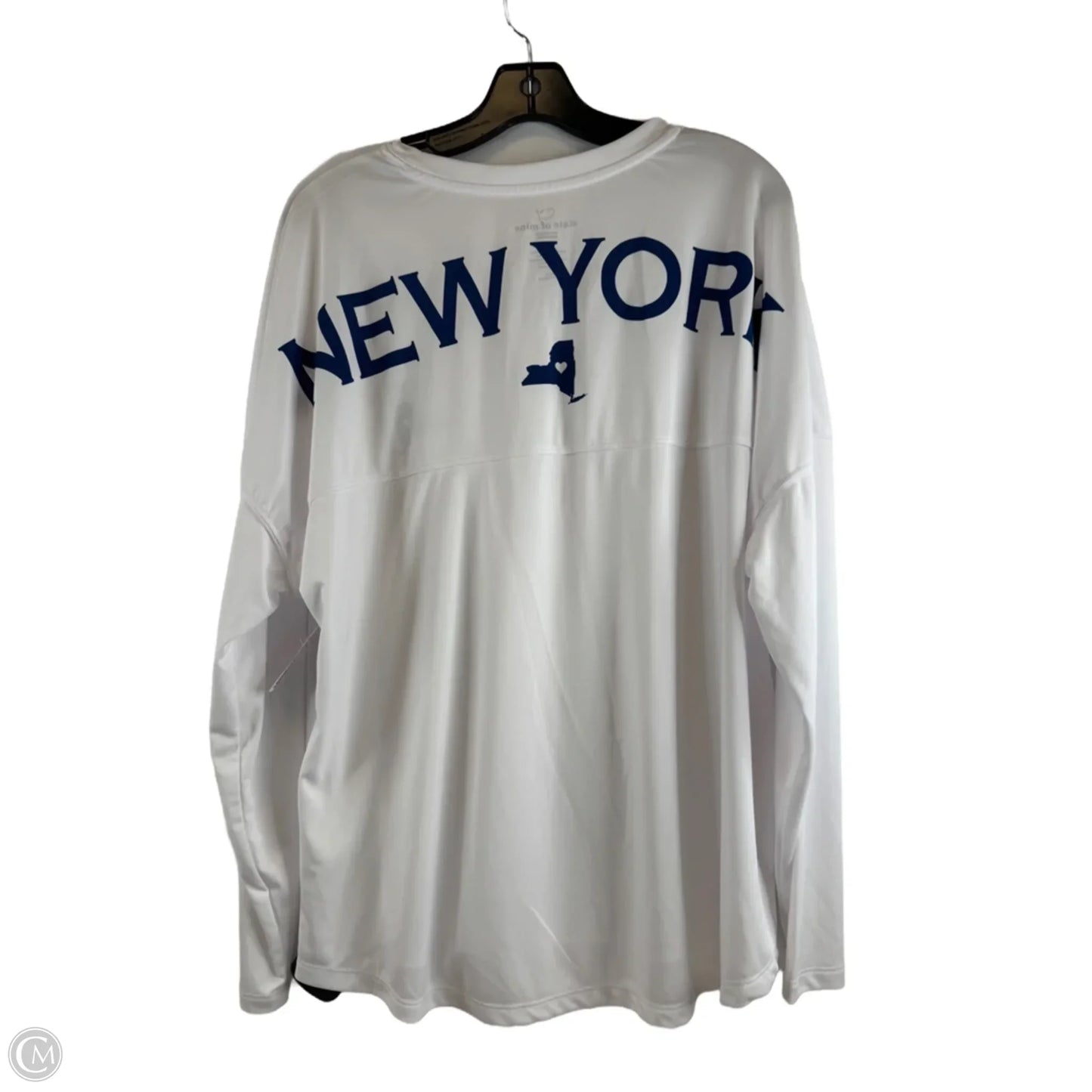 Top Long Sleeve By Clothes Mentor In White, Size: 2x