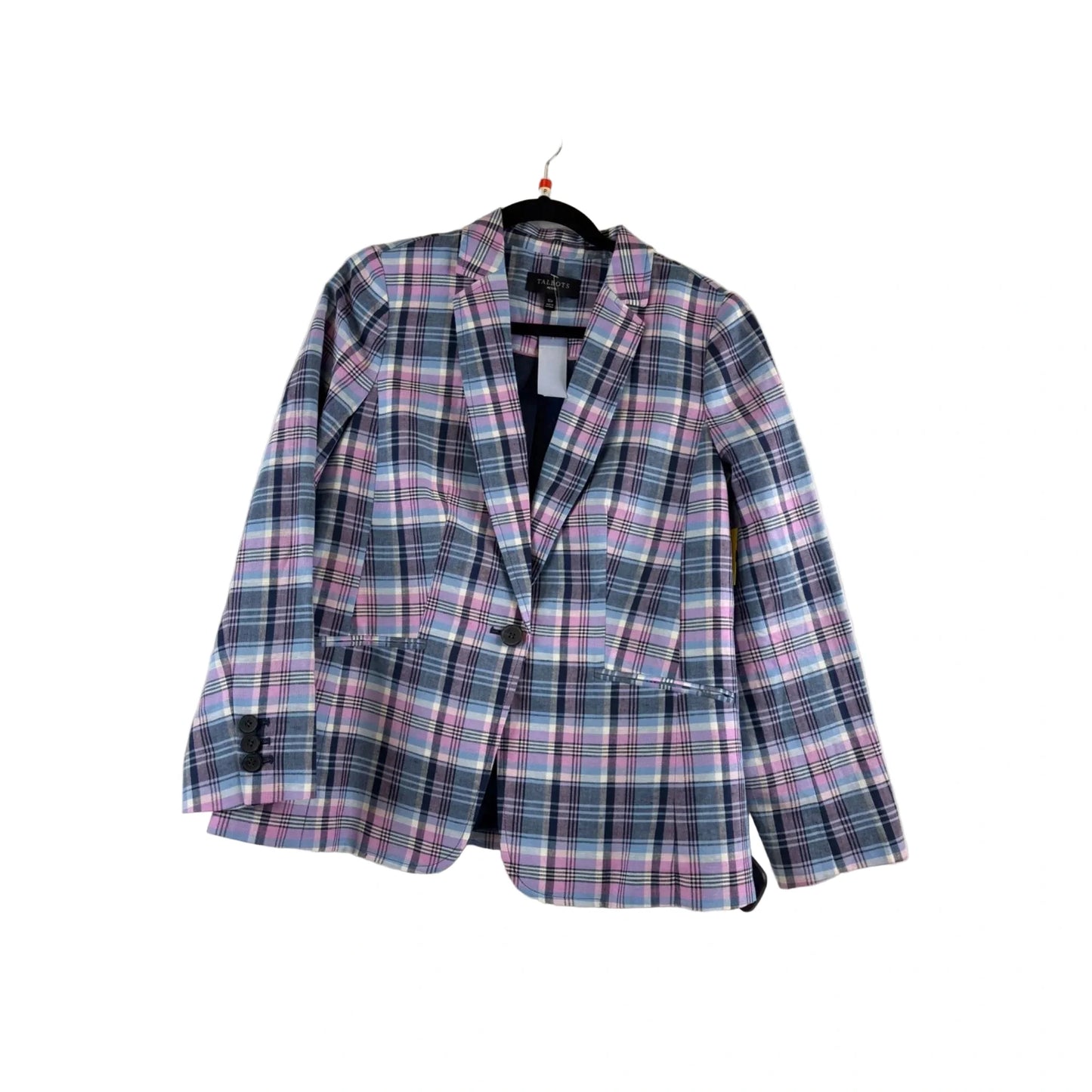 Blazer By Talbots In Blue & Pink, Size: Mp