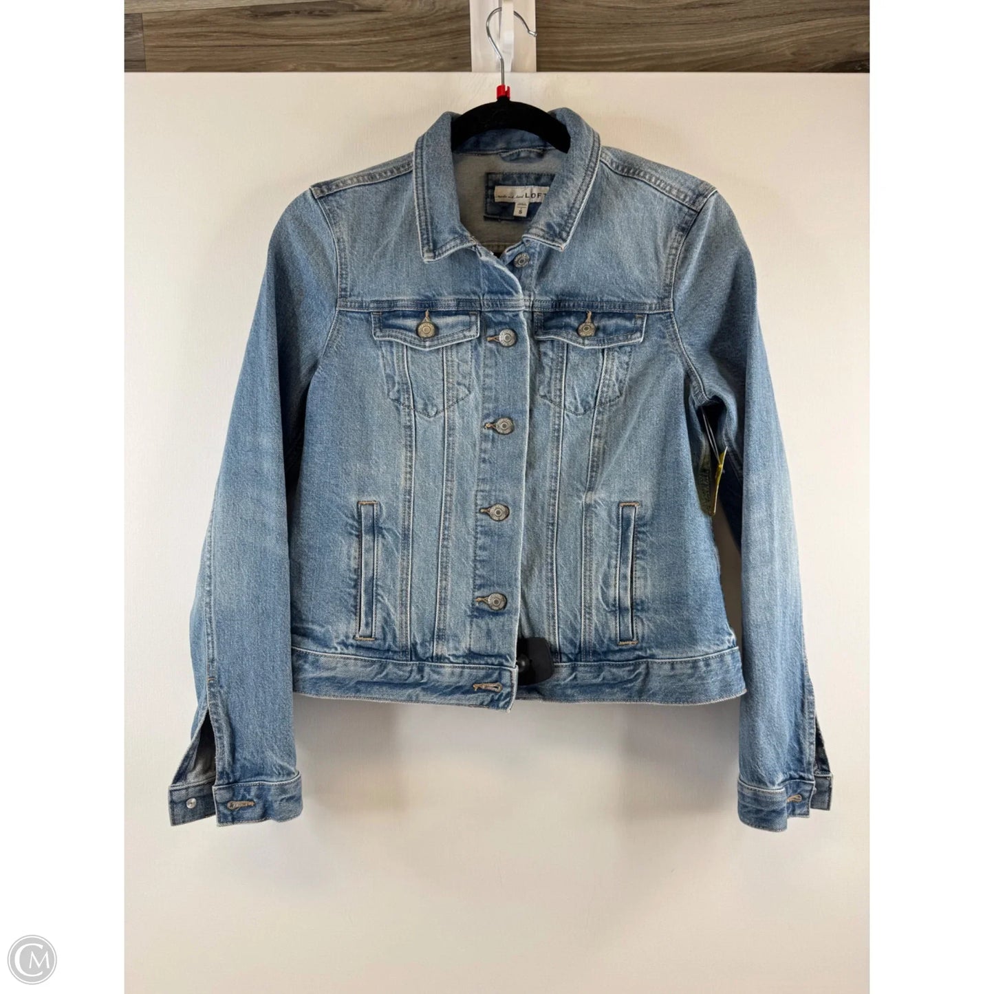Jacket Denim By Loft In Blue Denim, Size: S