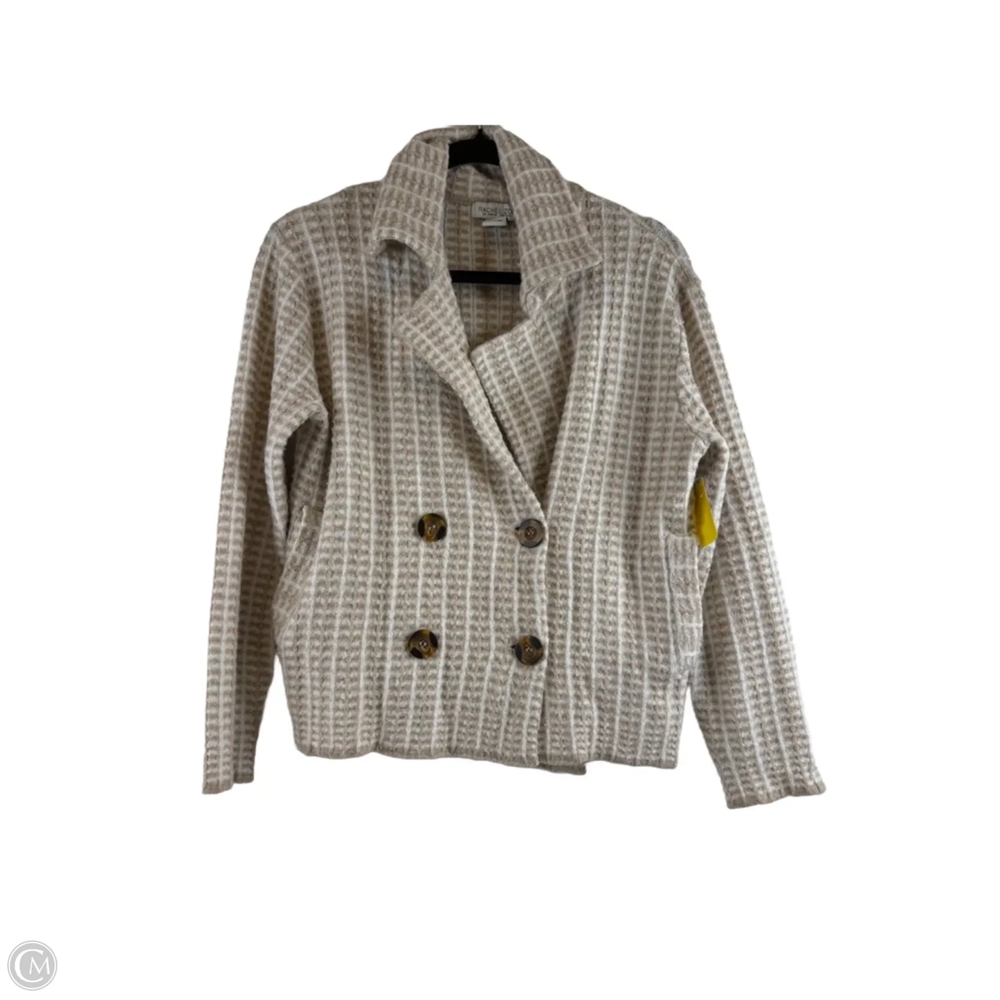 Sweater By Rachel Zoe In Tan & White, Size: Xs