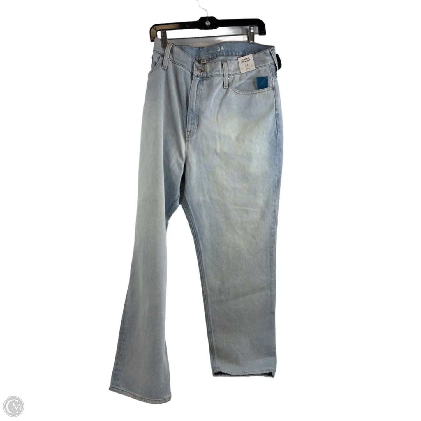 Jeans Straight By J. Crew In Blue Denim, Size: 16