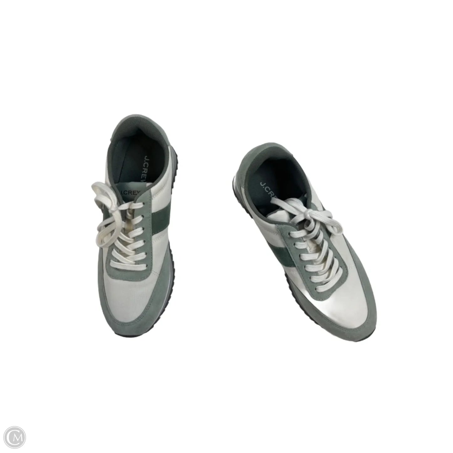 Shoes Sneakers By J. Crew In Green & White, Size: 7