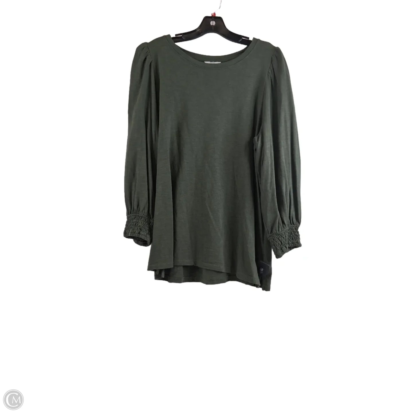 Top Long Sleeve By Crown And Ivy In Green, Size: Xl
