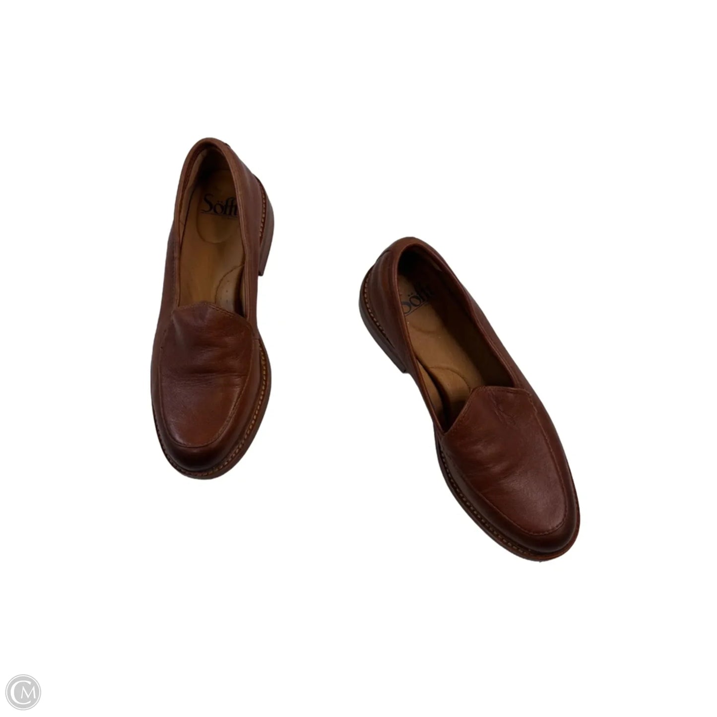 Shoes Flats By Sofft In Brown, Size: 6.5