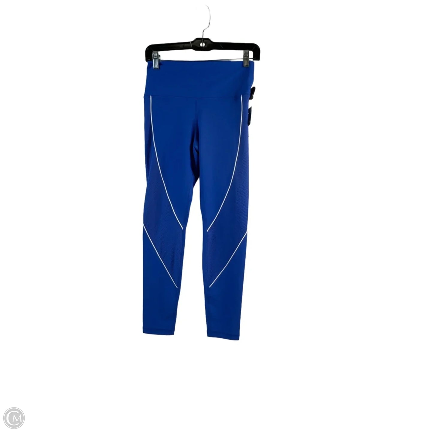 Athletic Leggings By Old Navy In Blue & White, Size: M