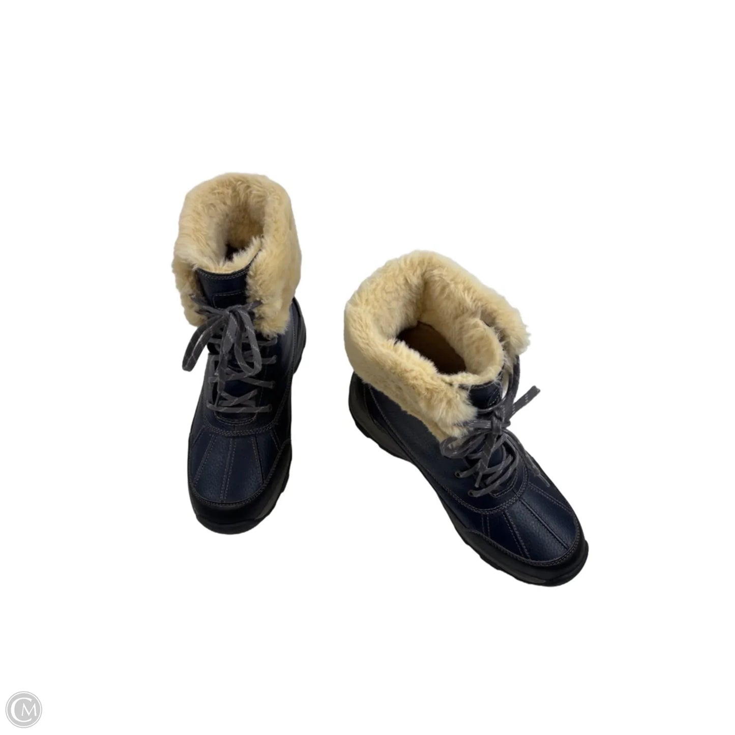 Boots Snow By Clarks In Navy, Size: 10