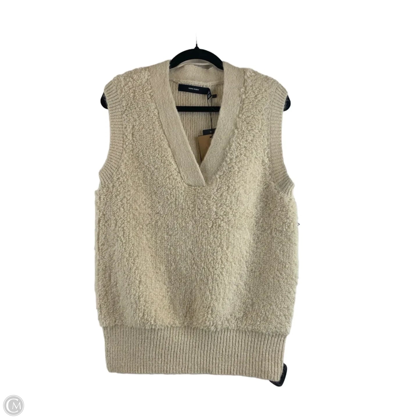 Sweater Short Sleeve By Vero Moda In Ivory, Size: Xs