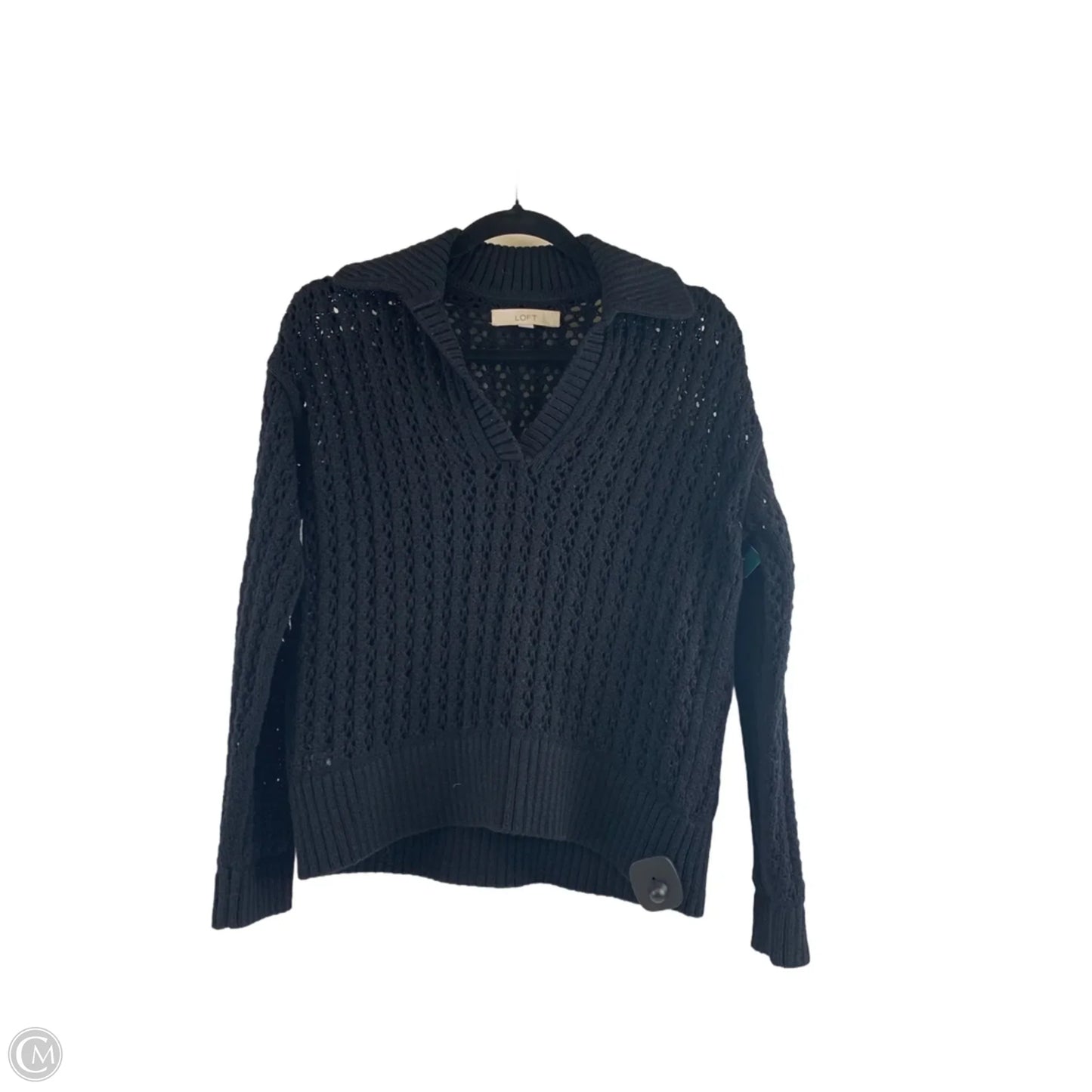 Sweater By Loft In Black, Size: Xs