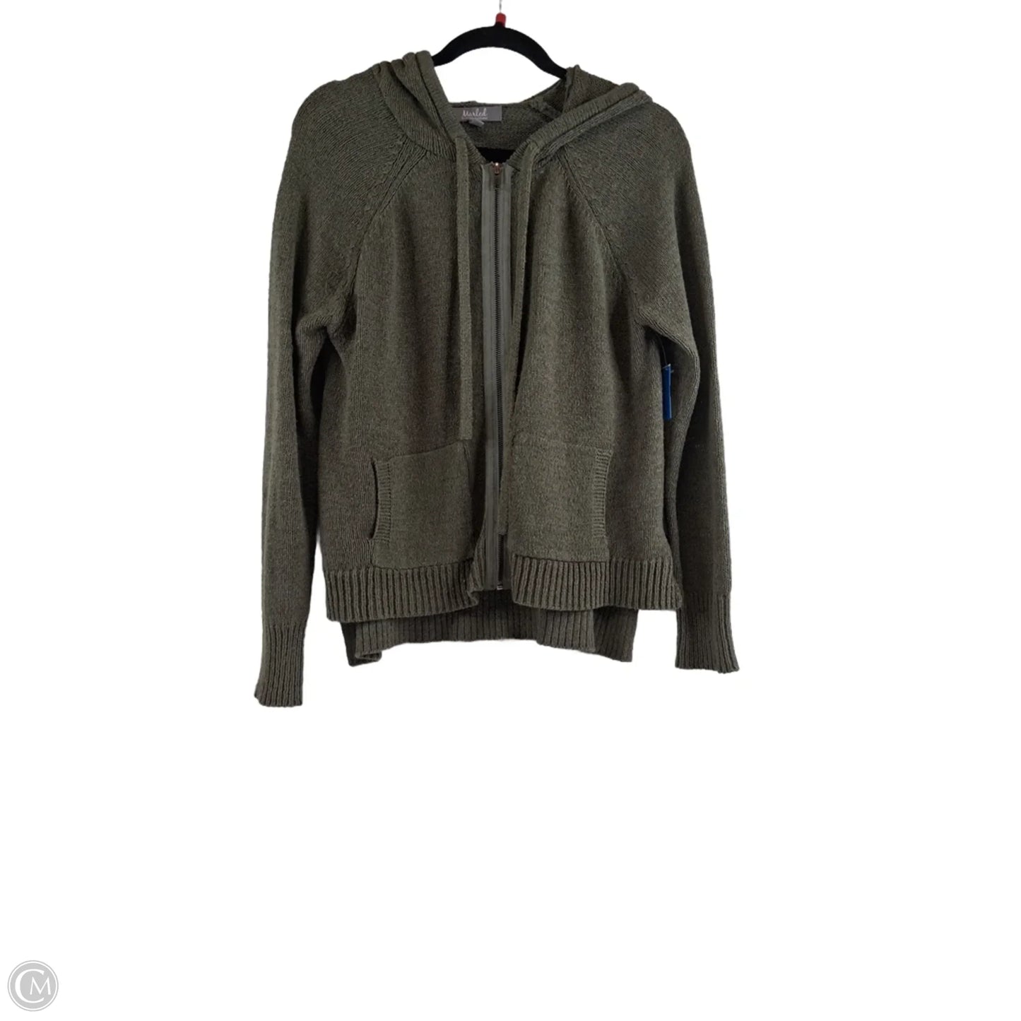 Sweater Cardigan By Marled In Green, Size: L