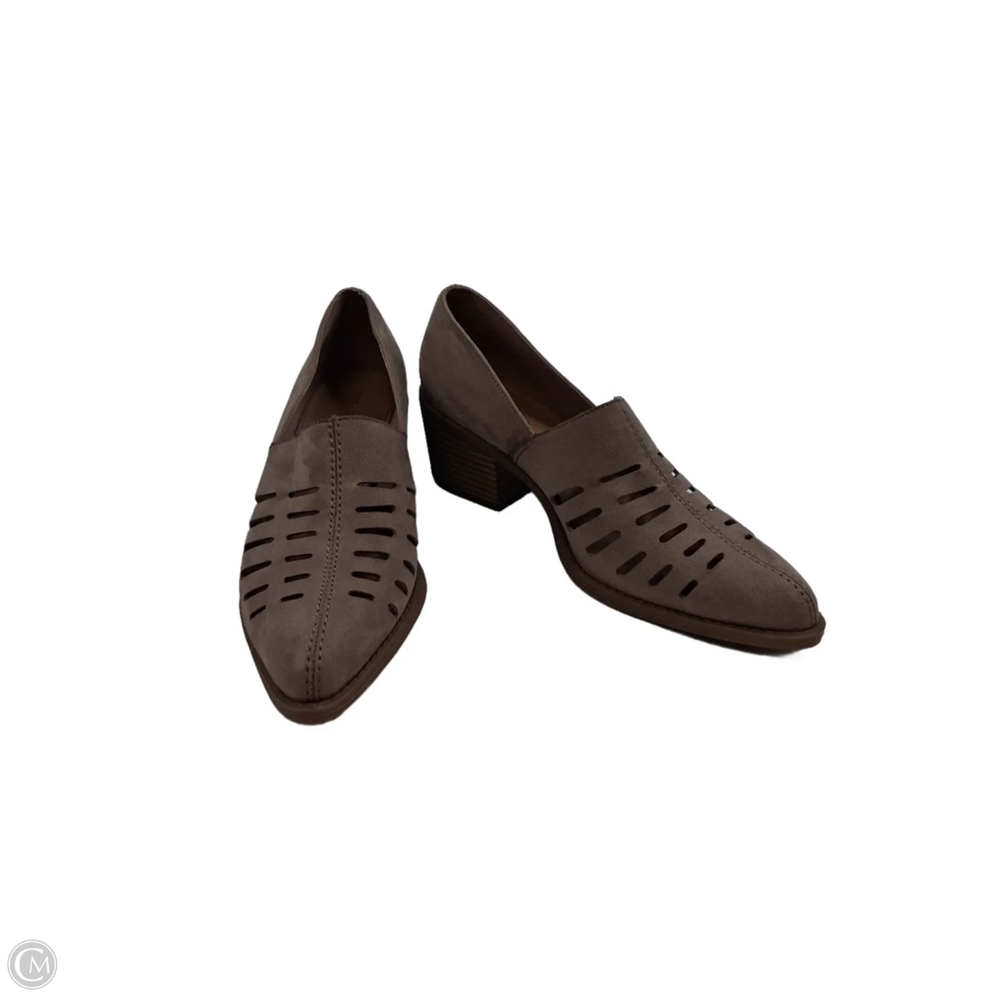 Shoes Heels Block By Maurices In Taupe, Size: 7