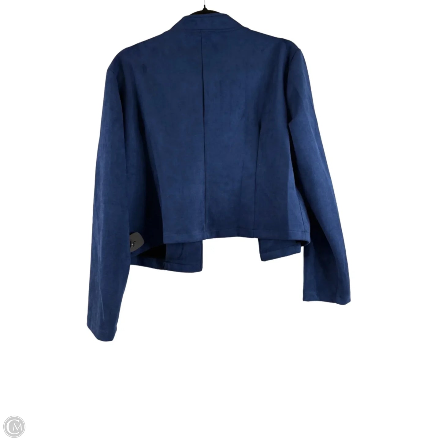 Blazer By Clothes Mentor In Blue, Size: Xl