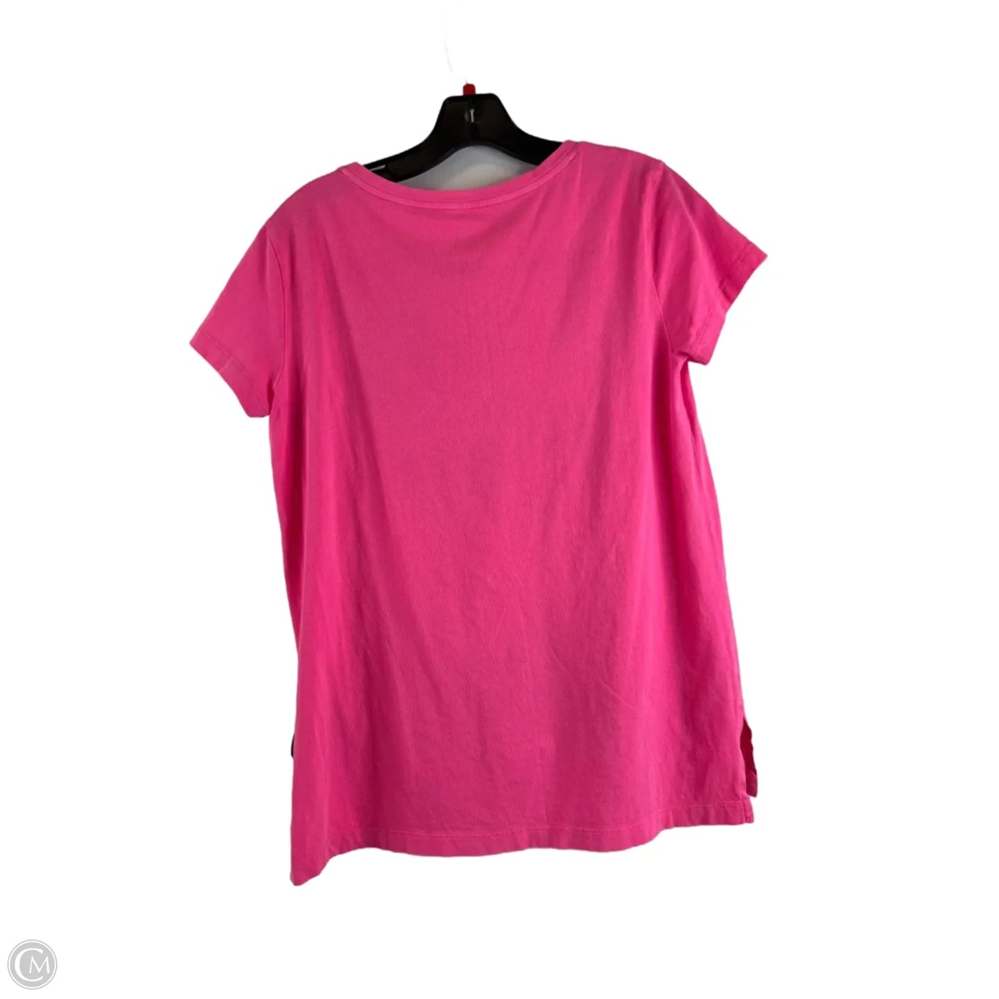 Top Short Sleeve Designer By Lilly Pulitzer In Pink, Size: S